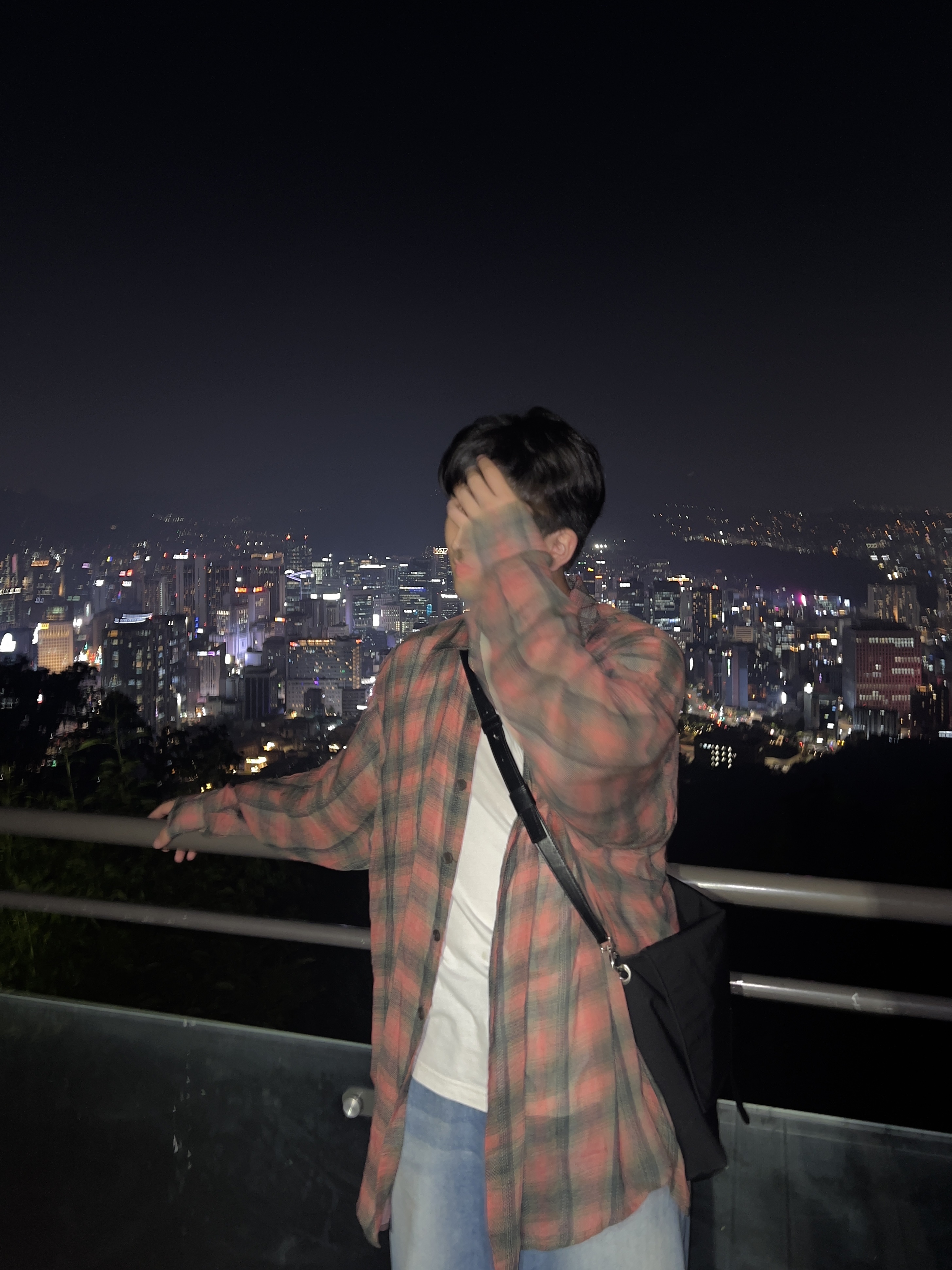 Our Legacy Borrowed Shirt Big Lumbercheck Print 착용 스타일 - 3