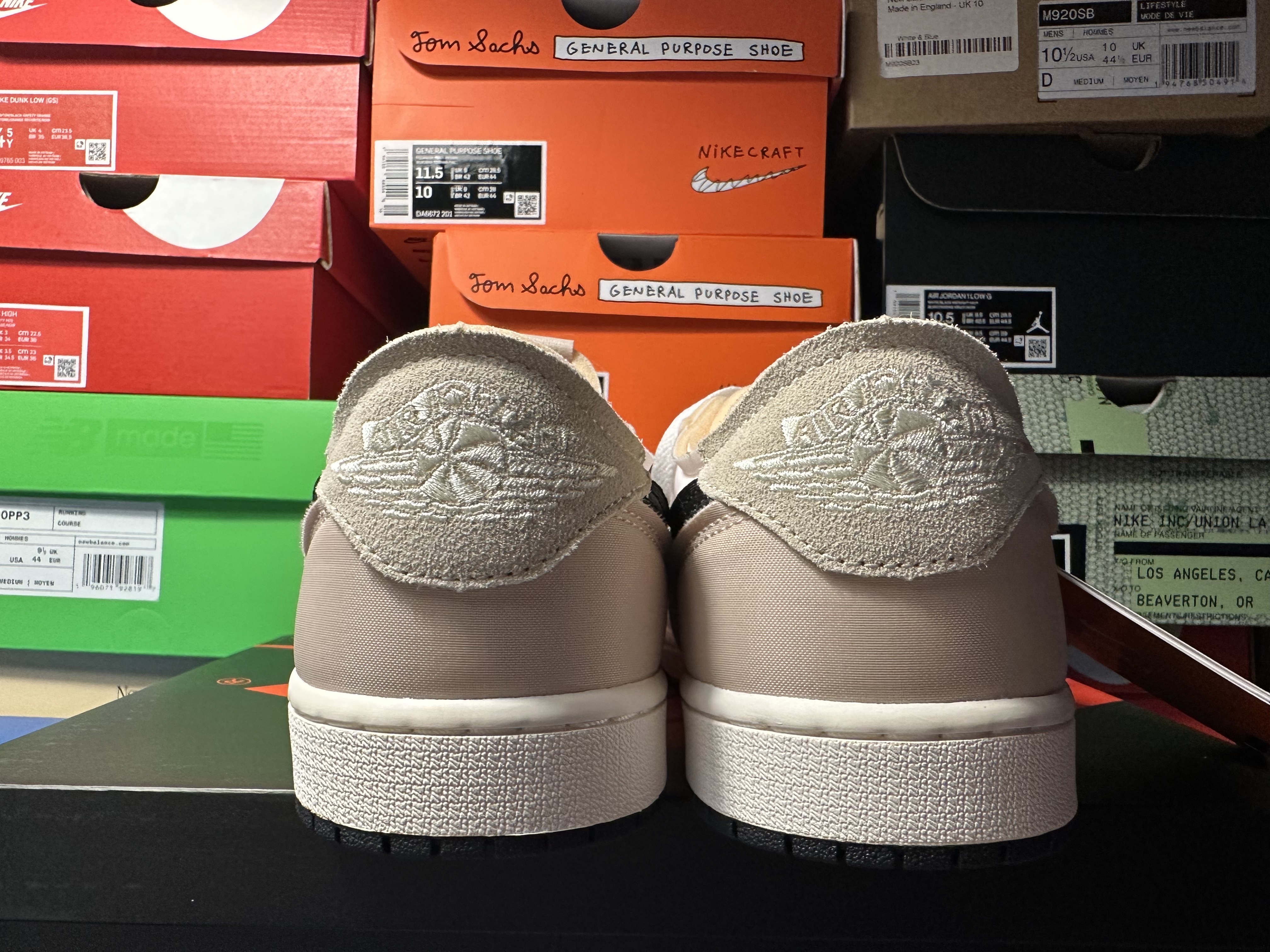 Jordan 1 Retro Low OG EX White and Coconut Milk 착용 스타일 - 4