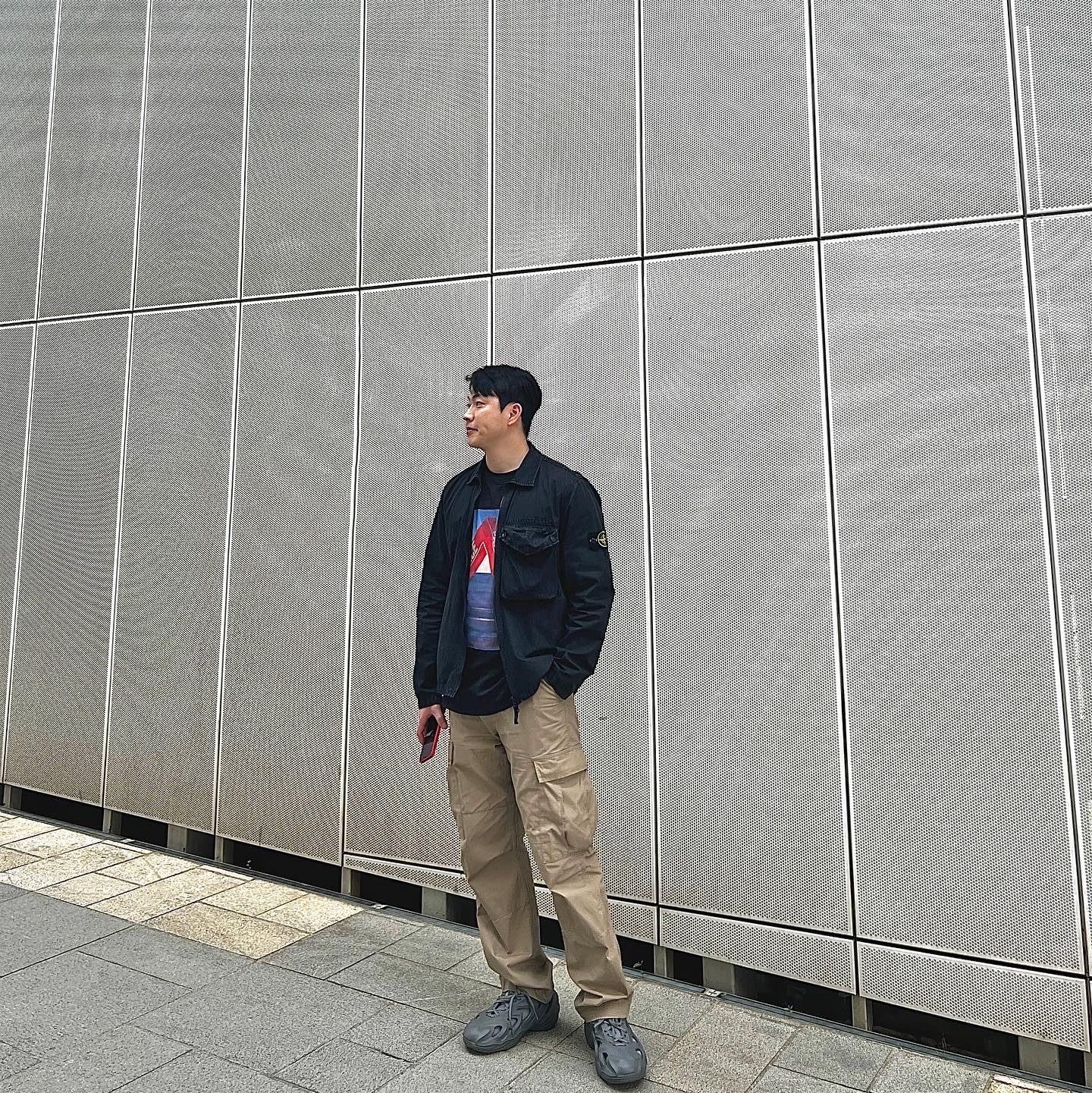 Adidas Adifom Q Grey 착용 스타일