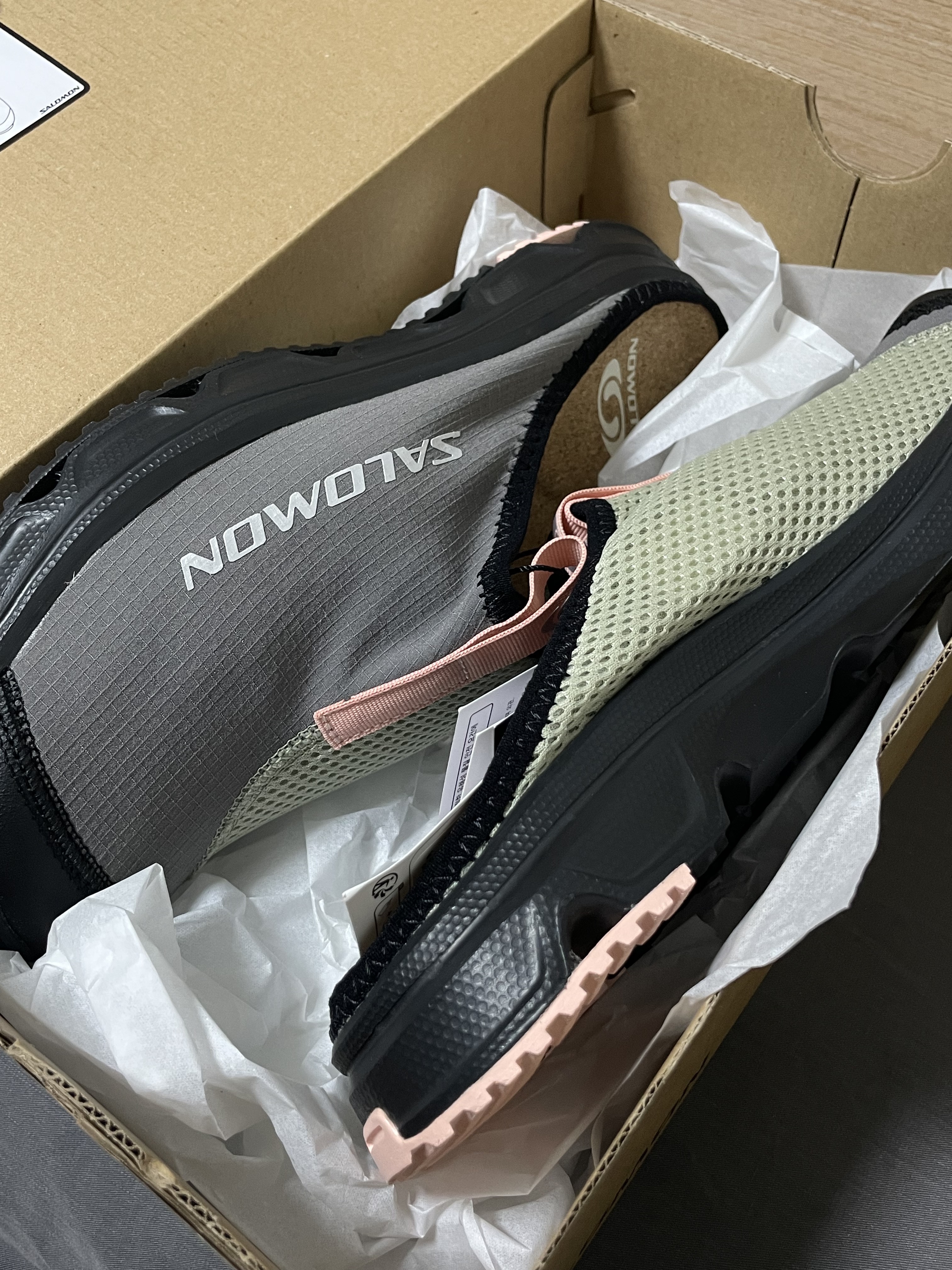 Salomon RX Slide 3.0 Pewter 착용 스타일