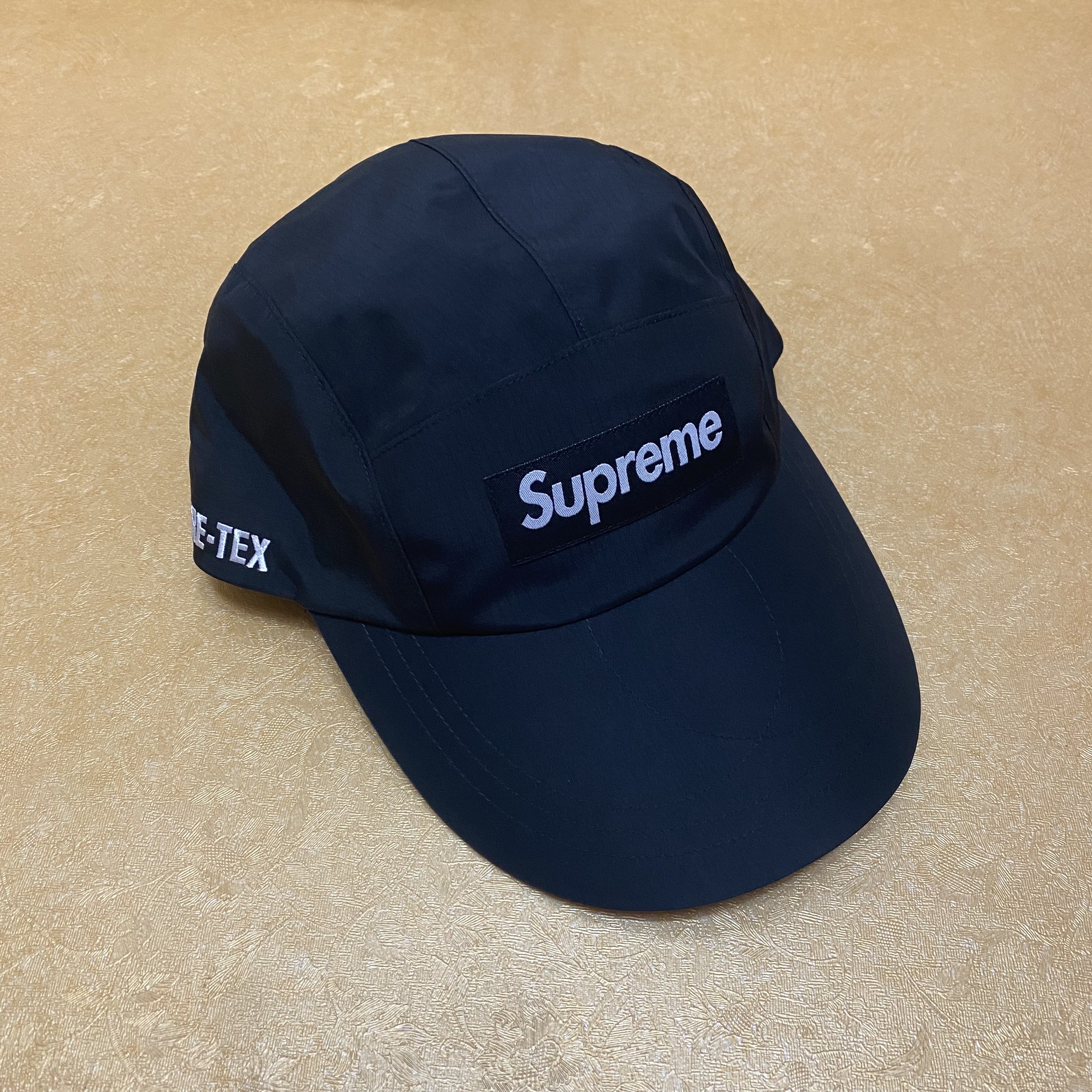 Supreme Gore-Tex Paclite Long Bill Camp Cap Black - 23SS 착용 스타일