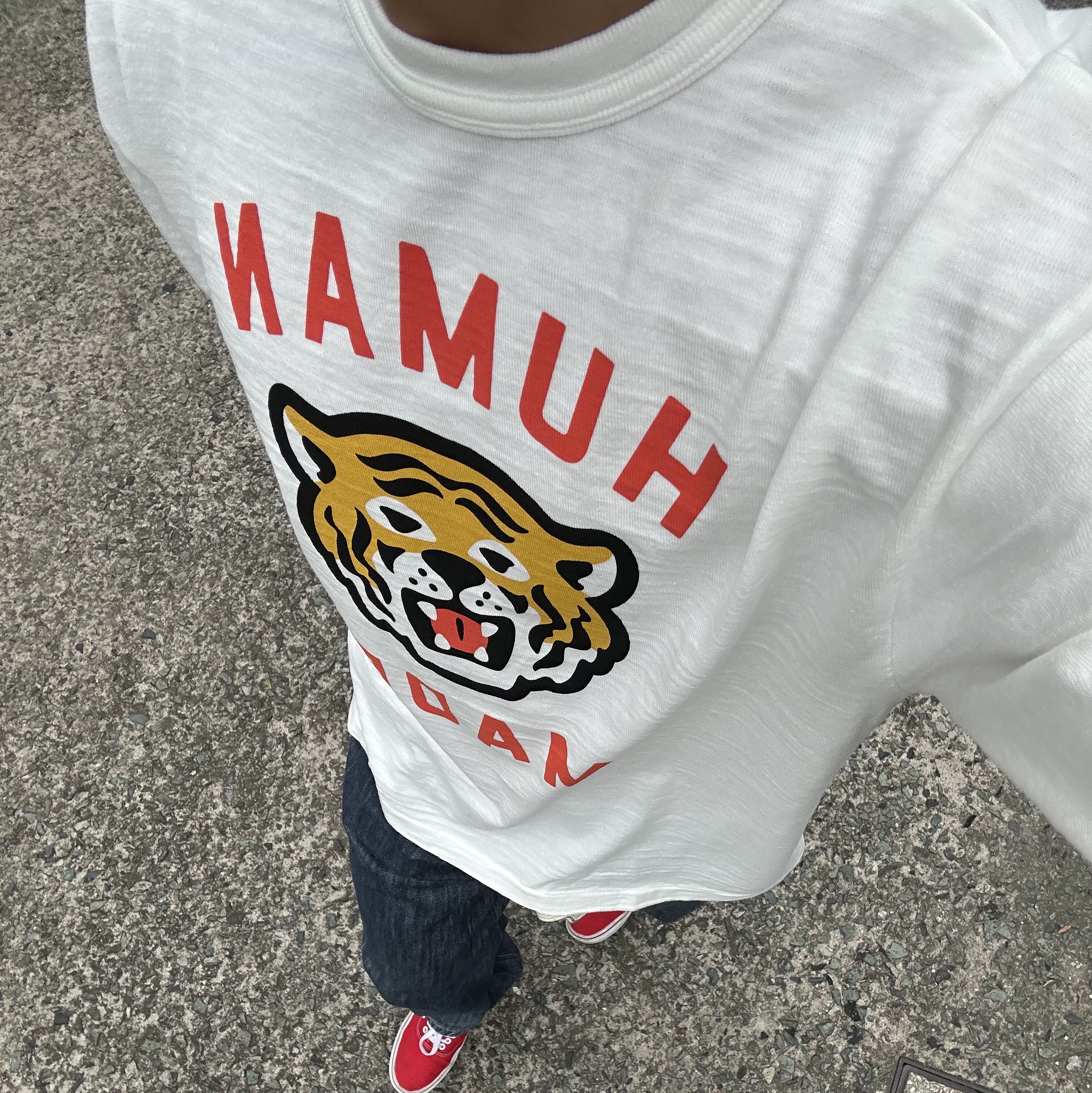Human Made Graphic T-Shirt #05 White 착용 스타일