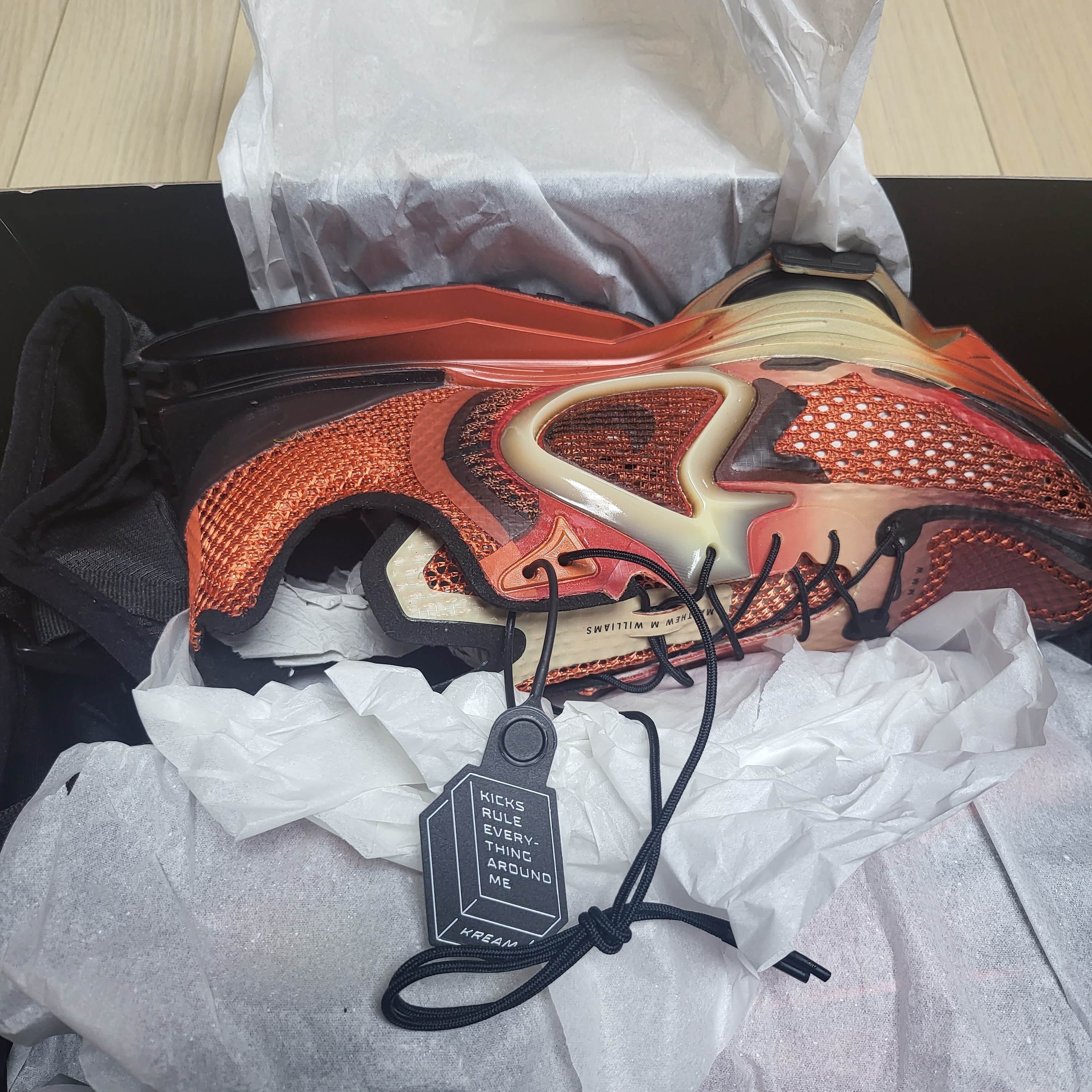 Nike x Matthew M Williams Zoom 004 Rust Factor 착용 스타일 - 1