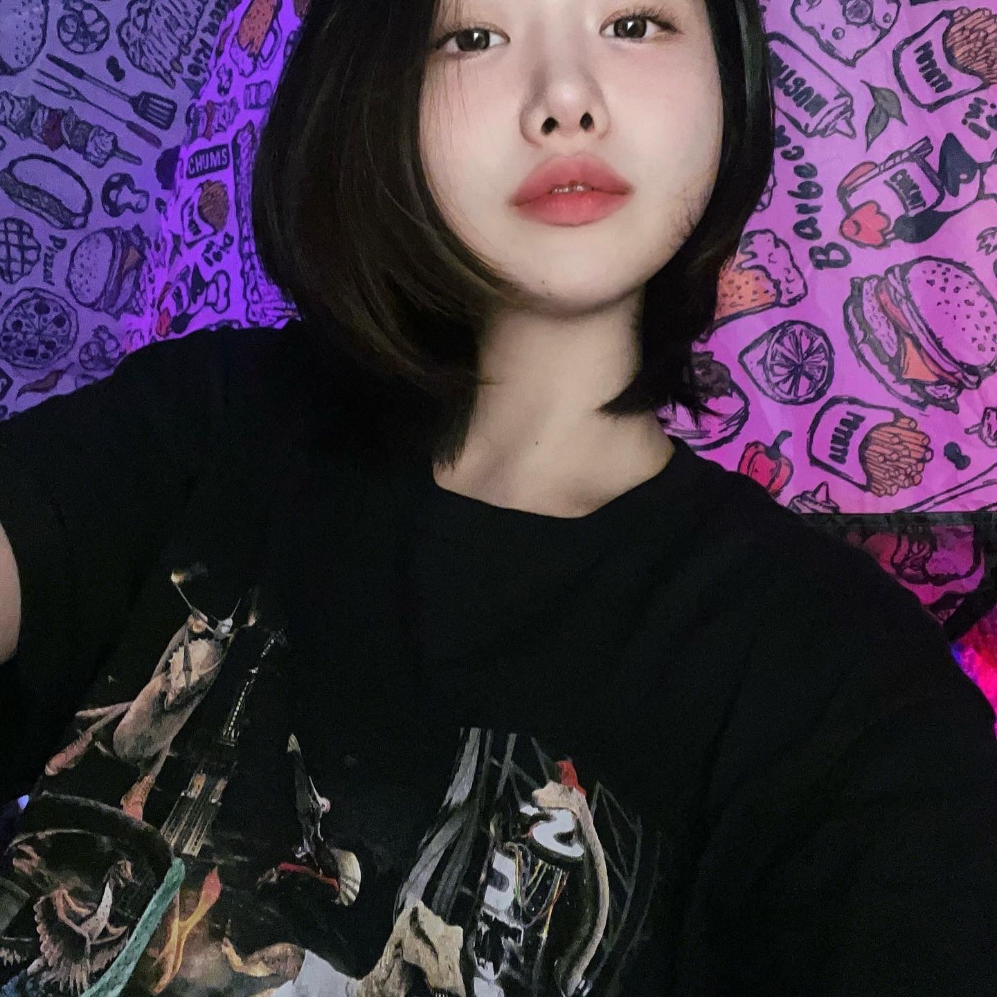Supreme T-Rex T-Shirt Black - 23SS 착용 스타일 - 2