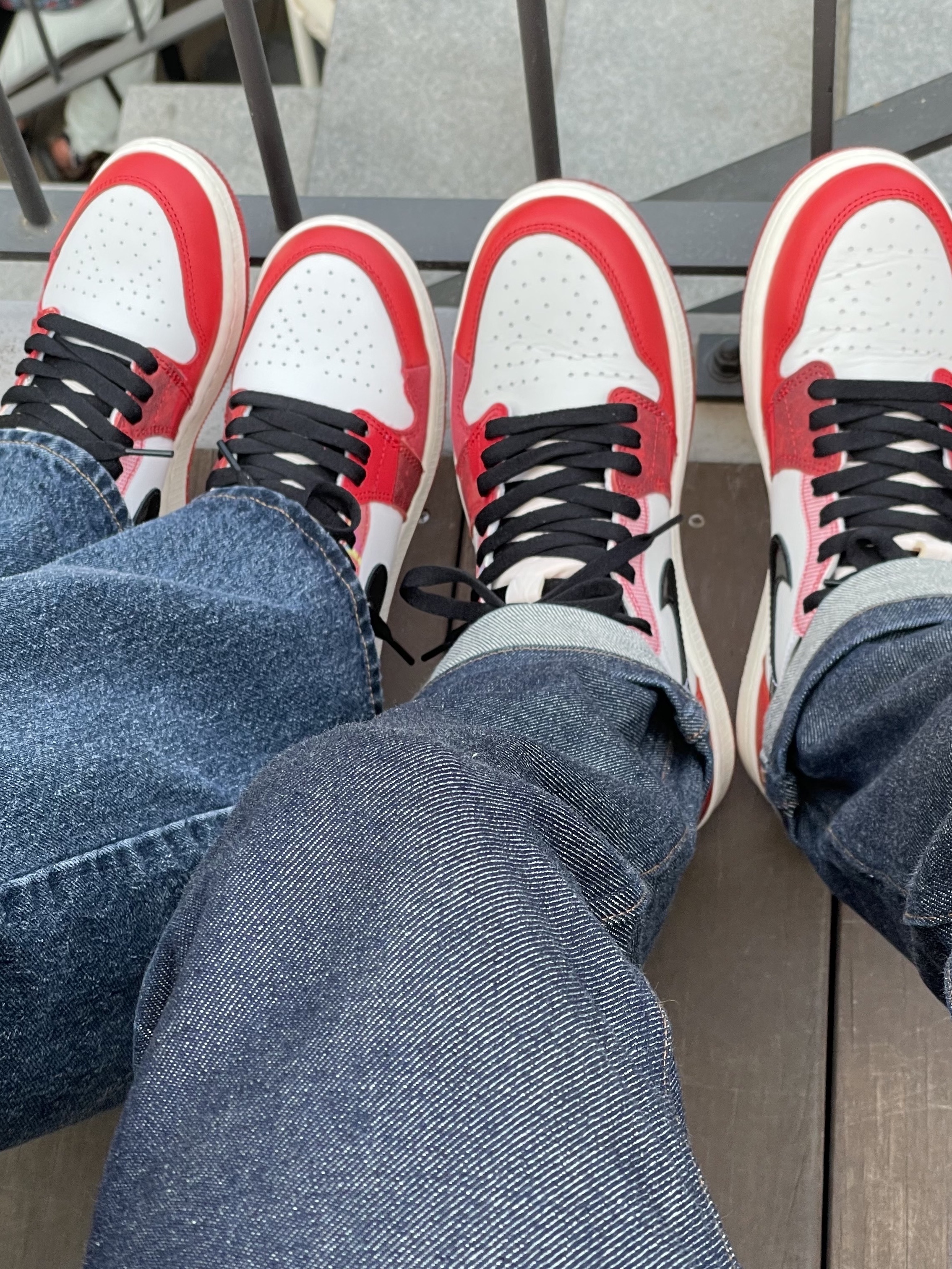Jordan 1 Retro High Spider-Man Next Chapter, (GS) Jordan 1 Retro High Spider-Man Next Chapter 착용 스타일 - 2