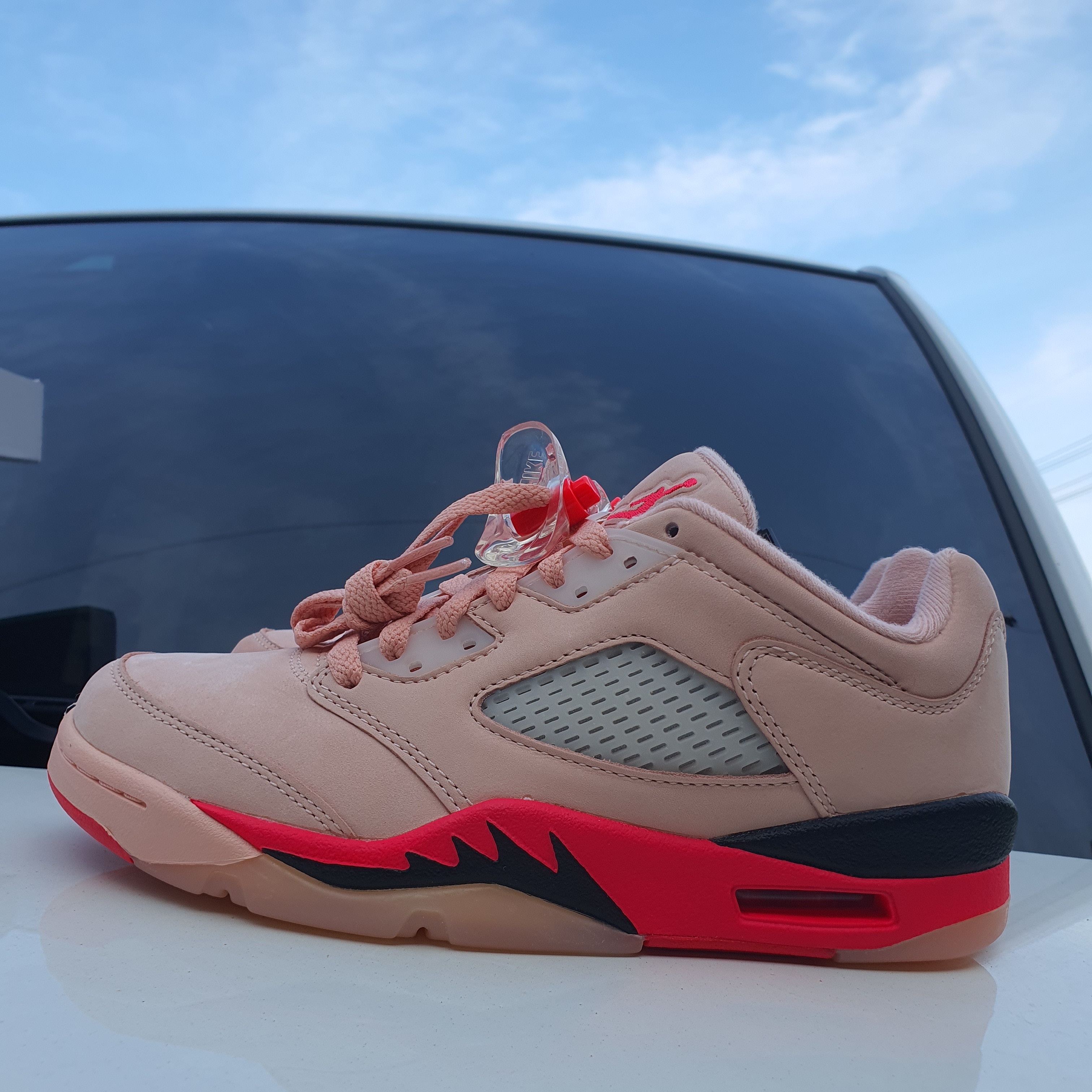 (W) Jordan 5 Retro Low Girls That Hoop 착용 스타일 - 2