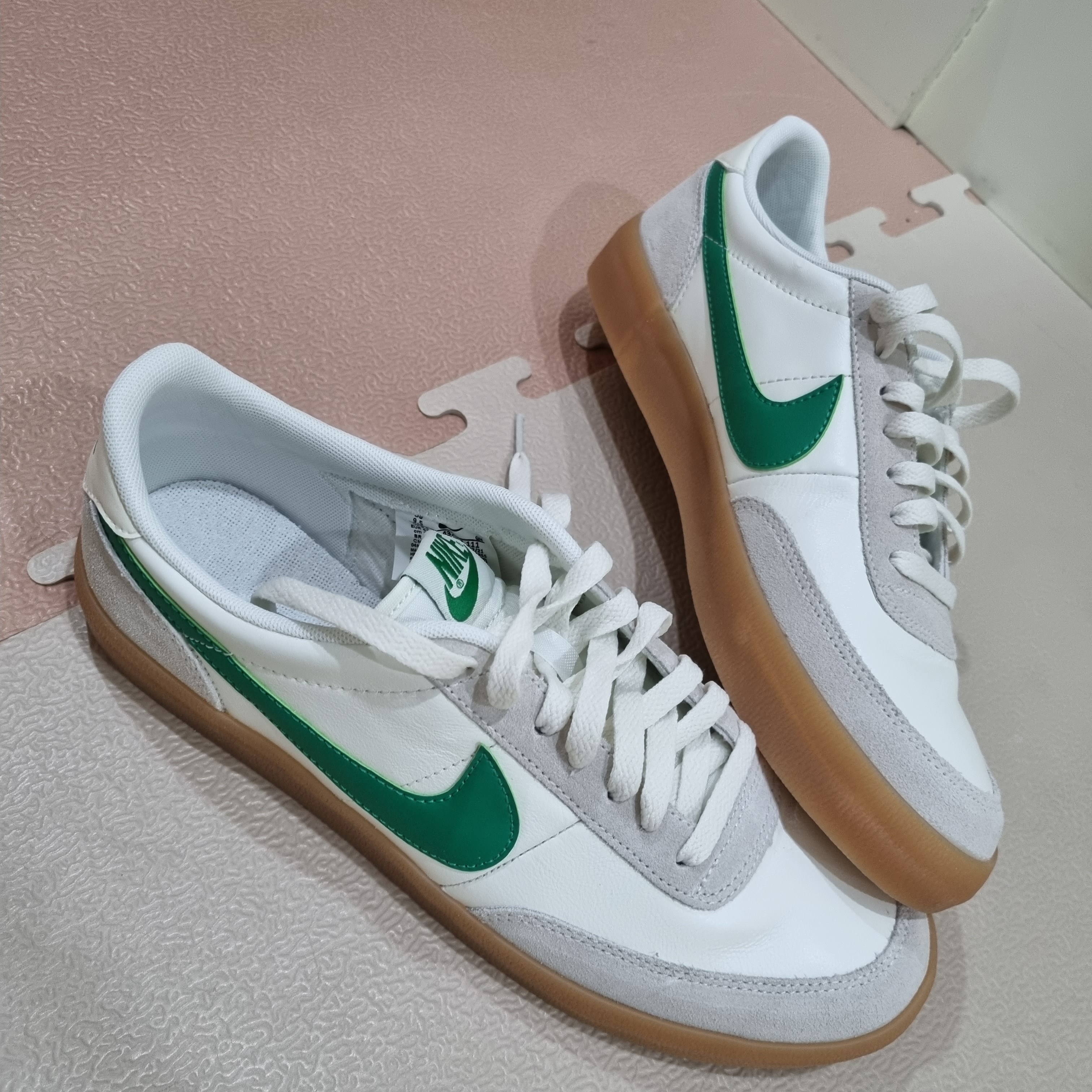 Nike x J.Crew Killshot 2 Lucid Green 착용 스타일