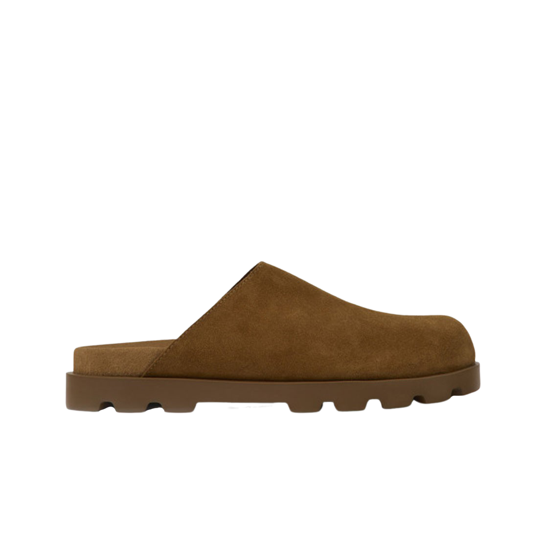 (W) 캠퍼 부루터스 레더 클로그 브라운((W) Camper Brutus Leather Clog Brown) - 1