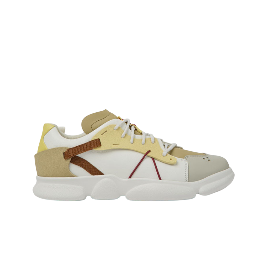 캠퍼 트윈스 레더 텍스타일 스니커즈 멀티컬러(Camper Twins Leather Textile Sneakers Multicolor) - 1
