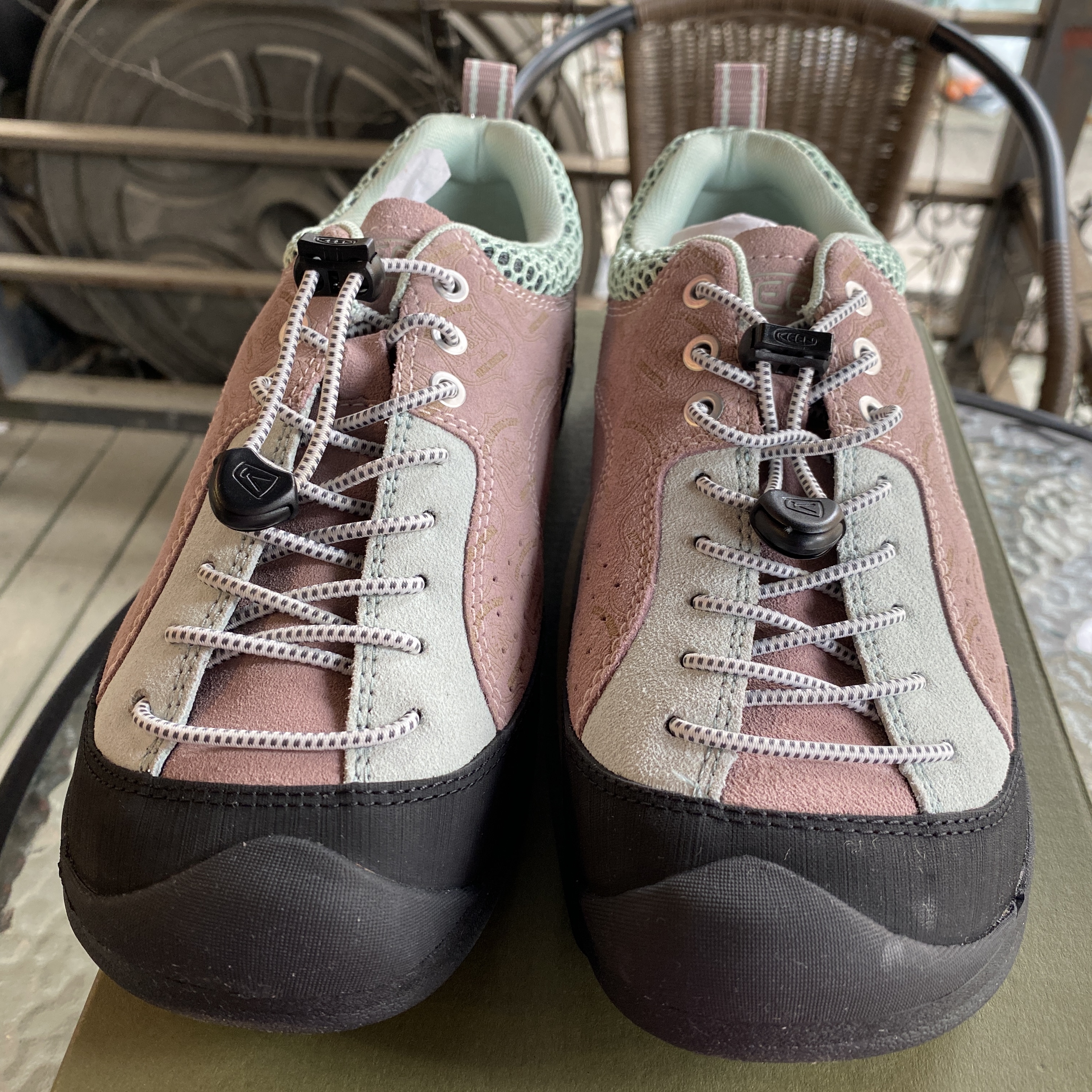 (W) Keen Jasper Rocks SP Sneakers NAC Field 착용 스타일 - 2