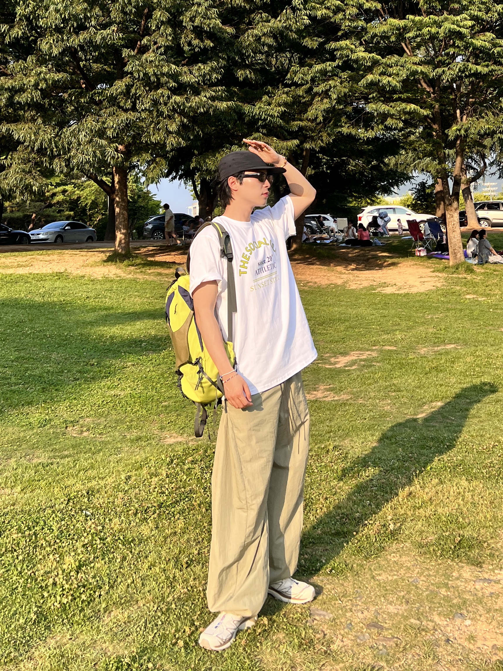 Salomon XT-6 Turtledove 착용 스타일 - 1