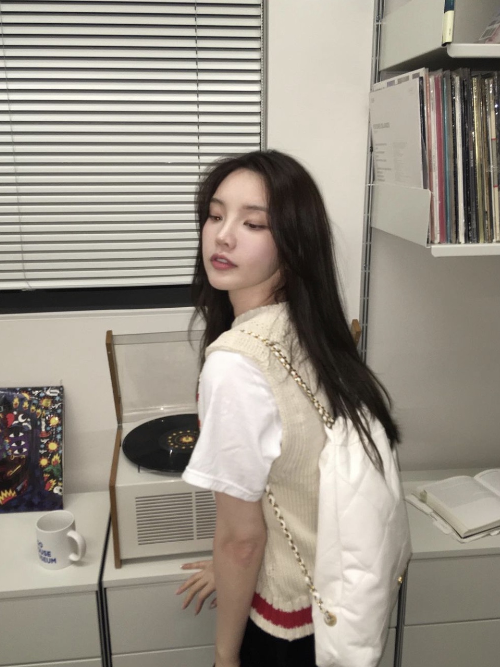 (W) 가니 코튼 로프 베스트 앨러배스터 글림 착용 스타일 - 2