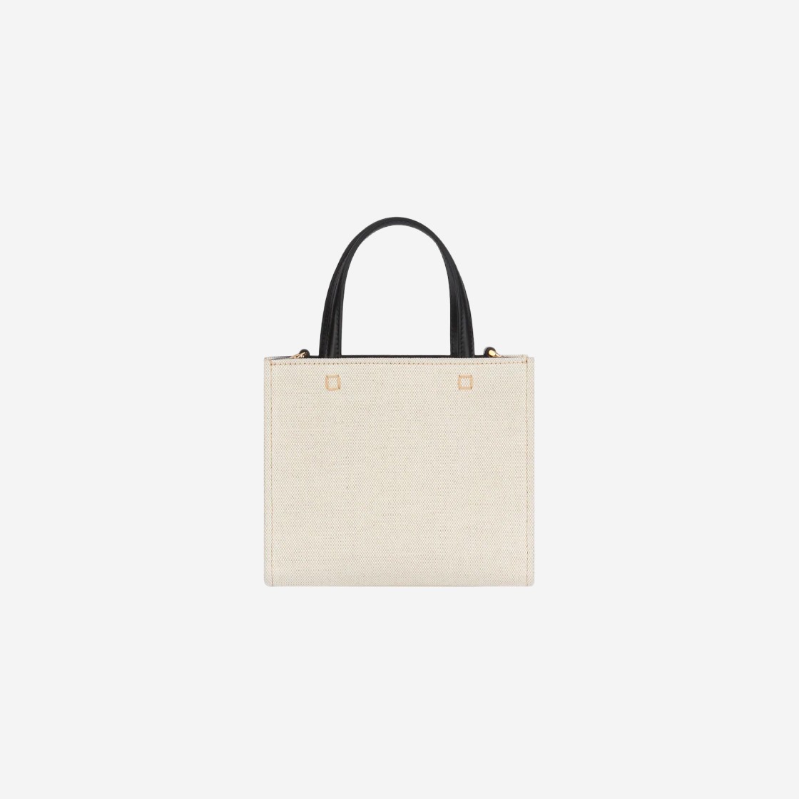 Givenchy Mini G Tote Shopping Bag in Canvas Beige Black 상세 이미지 2