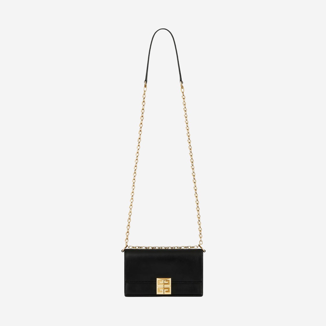 Givenchy Small 4G Bag in Box Leather with Chain Black 상세 이미지 1