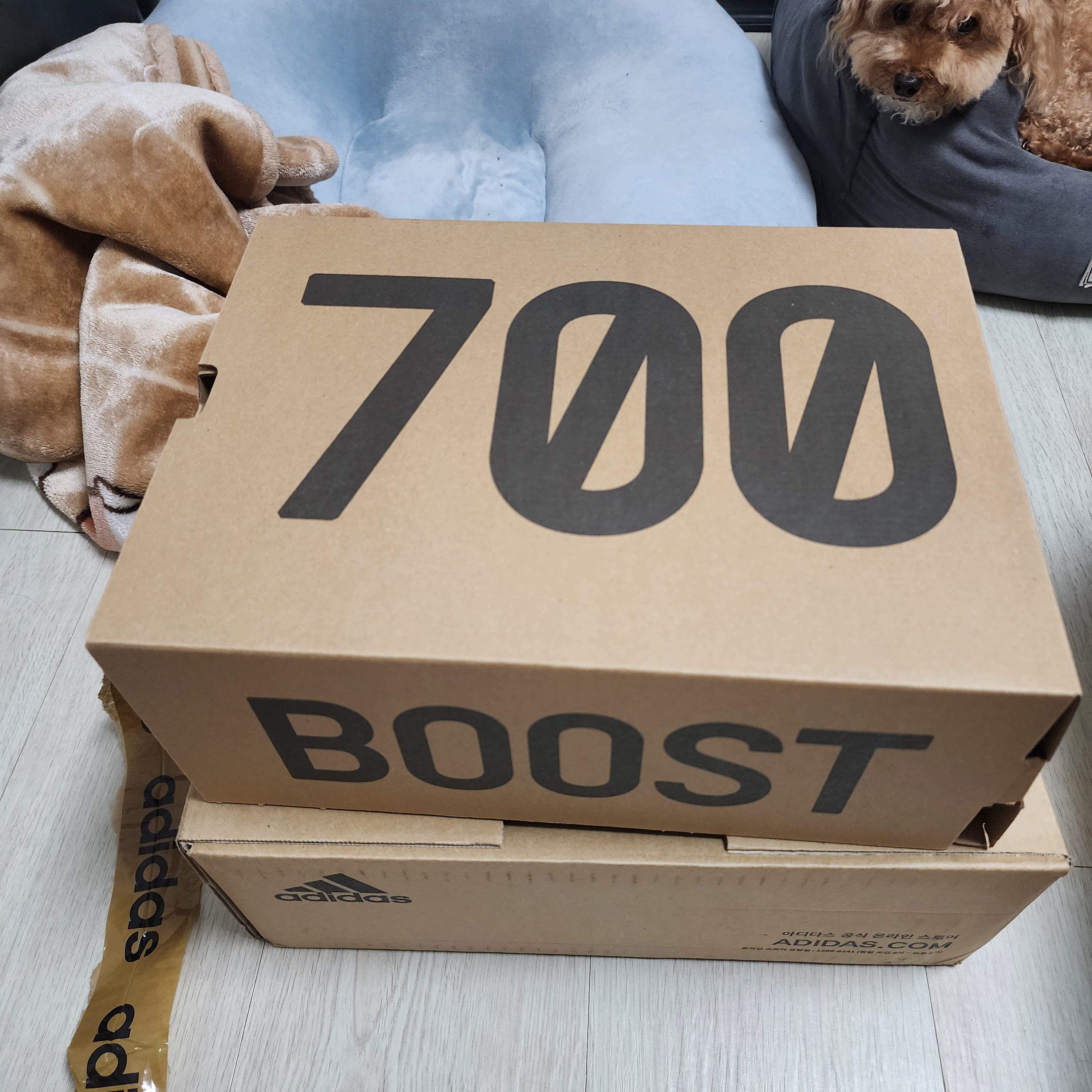 Adidas Yeezy Boost 700 Salt 2023 착용 스타일 - 1