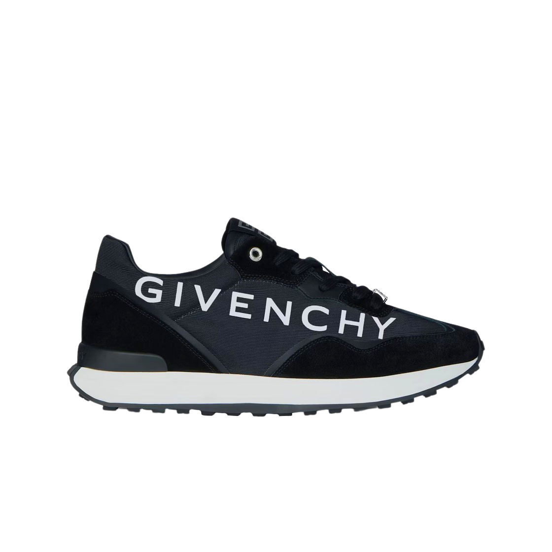 지방시 스웨이드 레더 나일론 GIV 러너 스니커즈 블랙(Givenchy GIV Runner Sneakers in Suede Leather and Nylon Black)