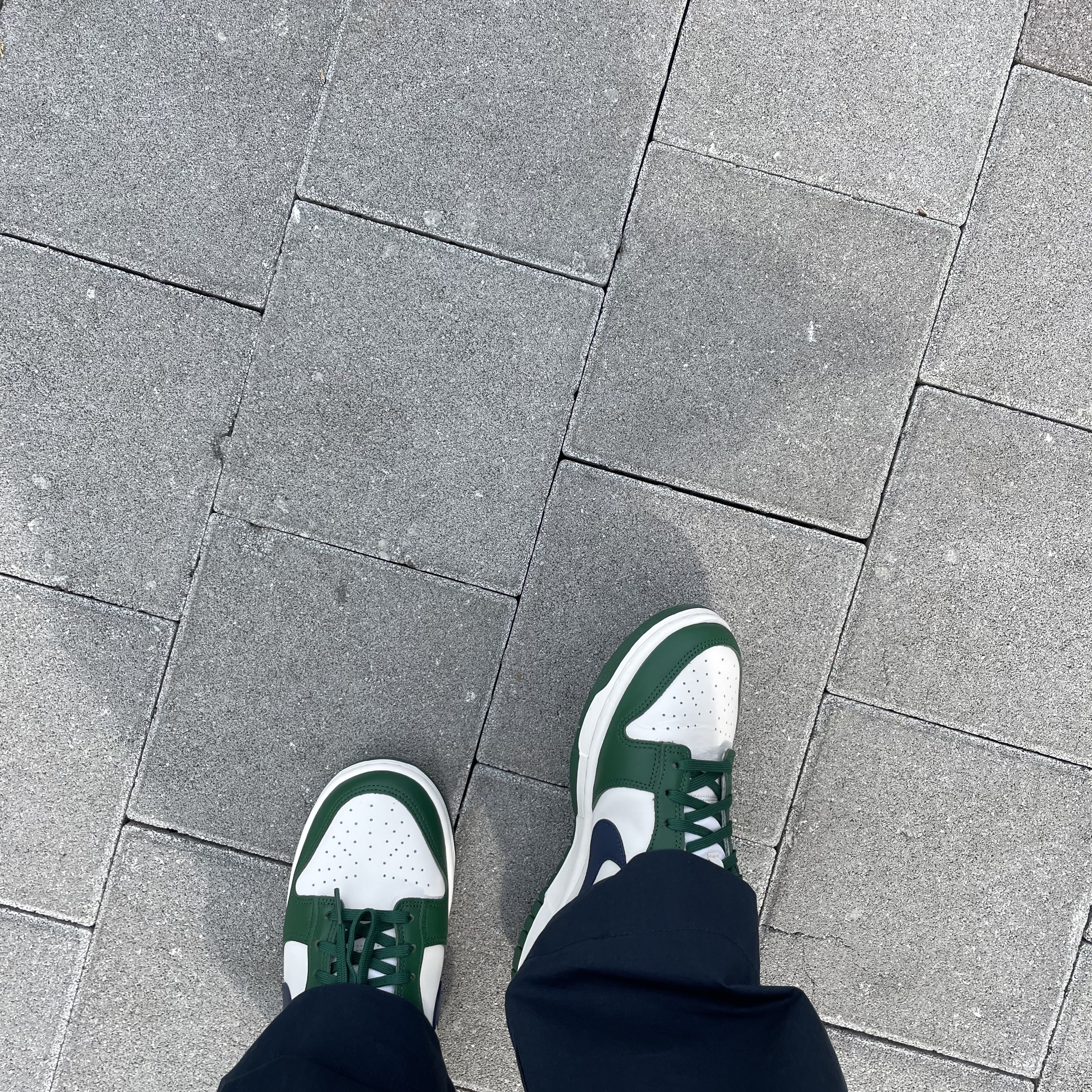 (W) Nike Dunk Low Gorge Green 착용 스타일