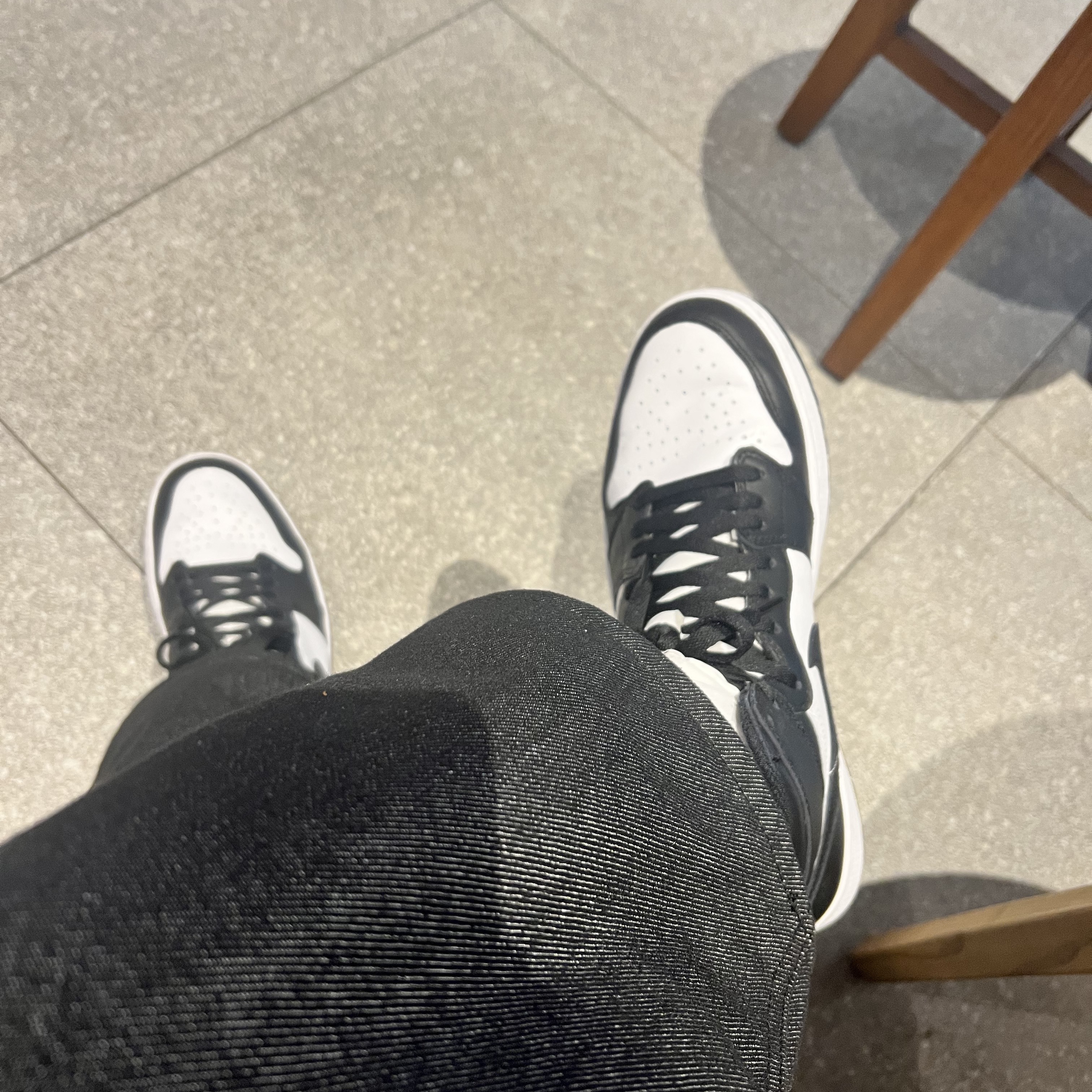 Jordan 1 High Golf White Black 착용 스타일 - 2