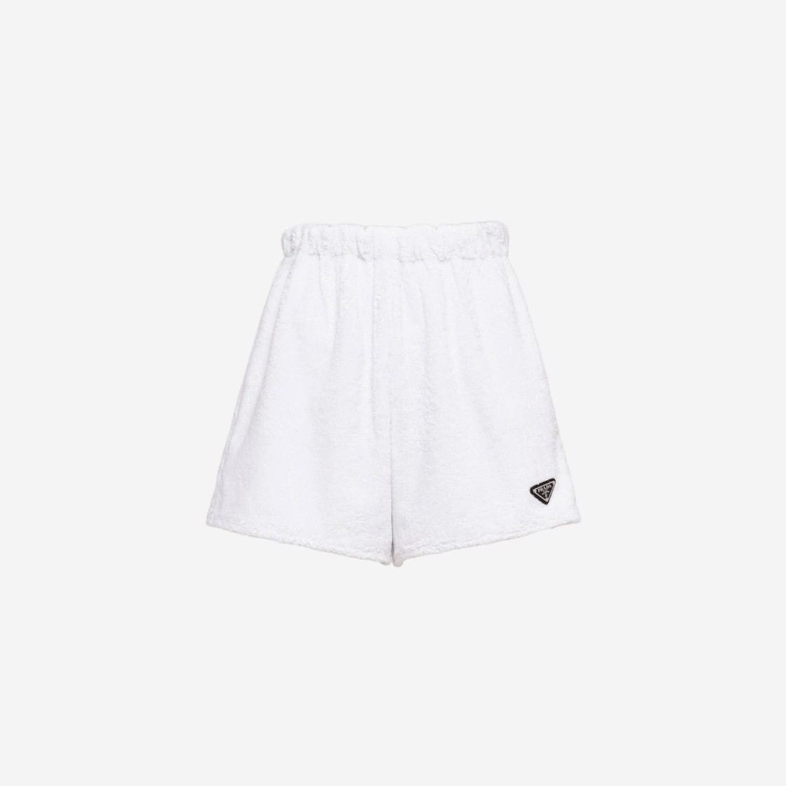 (W) Prada Terry Cloth Shorts White 상세 이미지 1