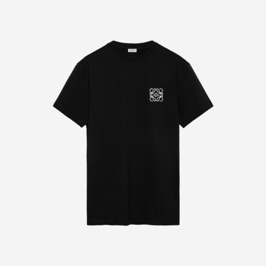 로에베 레귤러 핏 코튼 티셔츠 블랙