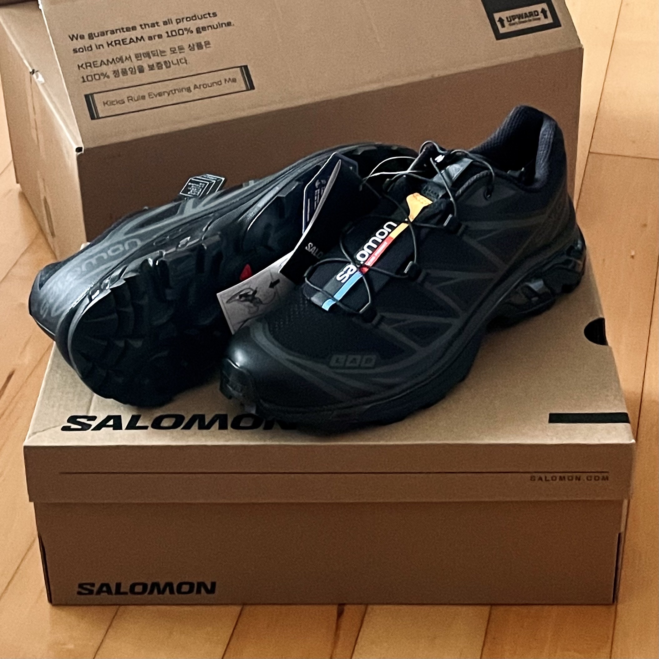 Salomon XT-6 ADV Black 착용 스타일