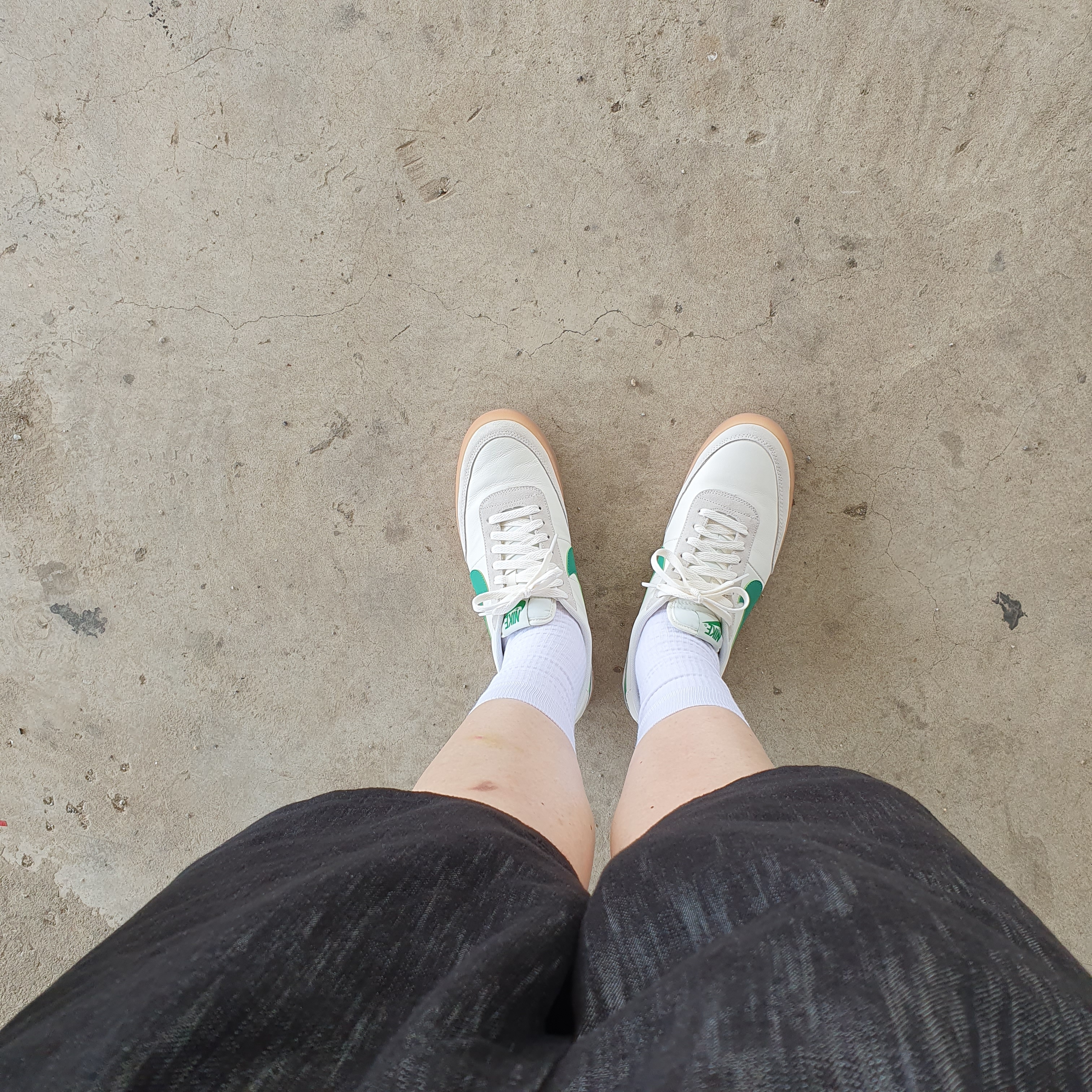 Nike x J.Crew Killshot 2 Lucid Green 착용 스타일