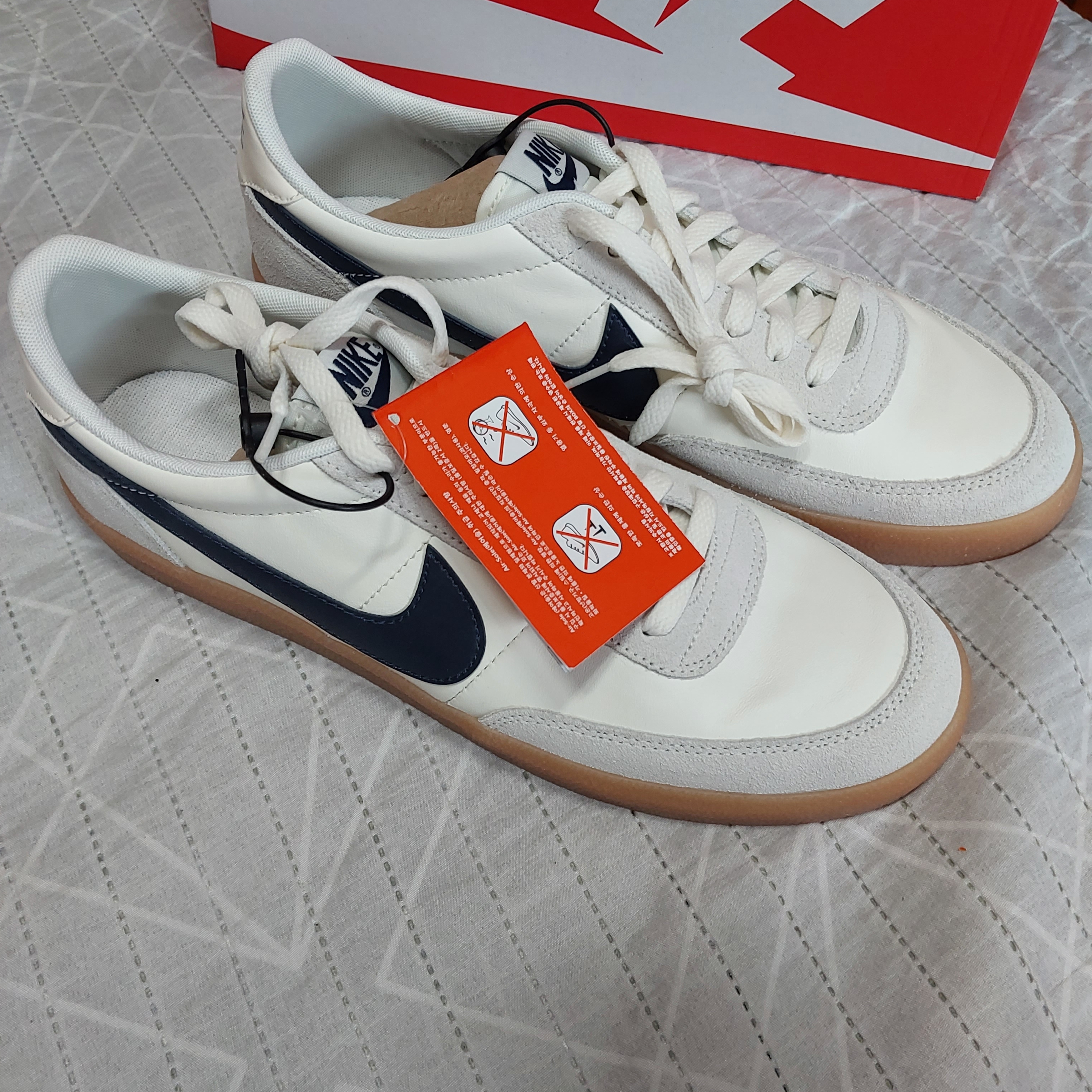 Nike x J.Crew Killshot 2 Sail Midnight Navy 착용 스타일 - 3