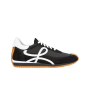 Loewe Flow Runner in Nylon and Suede Black White