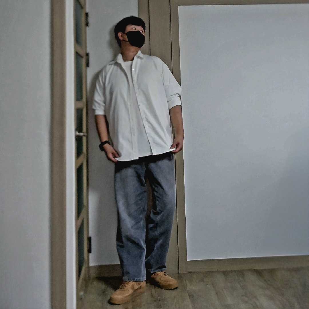 Nike x Supreme Air Force 1 Low Flax 착용 스타일 - 4