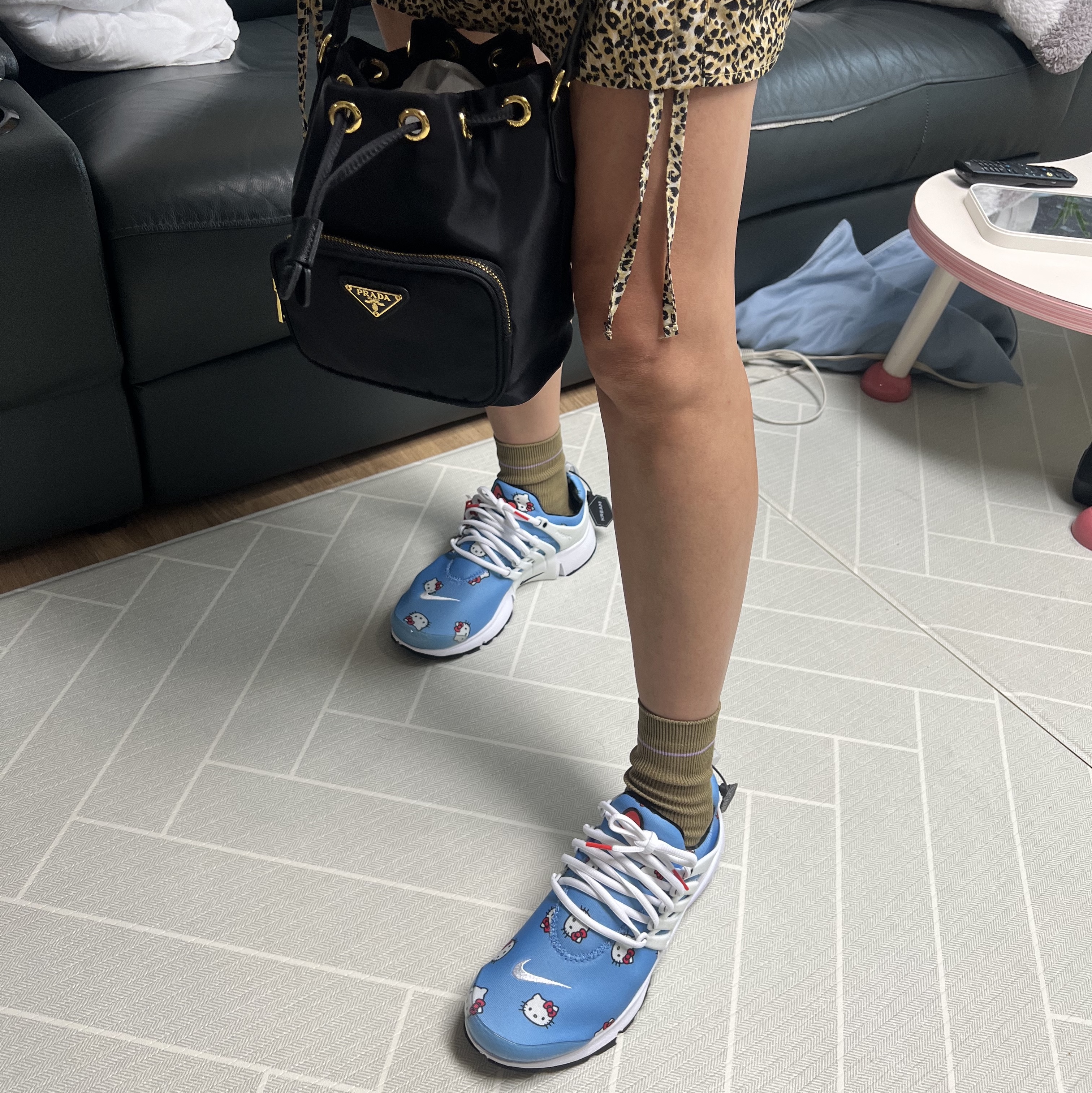 Nike x Hello Kitty Air Presto University Blue 착용 스타일