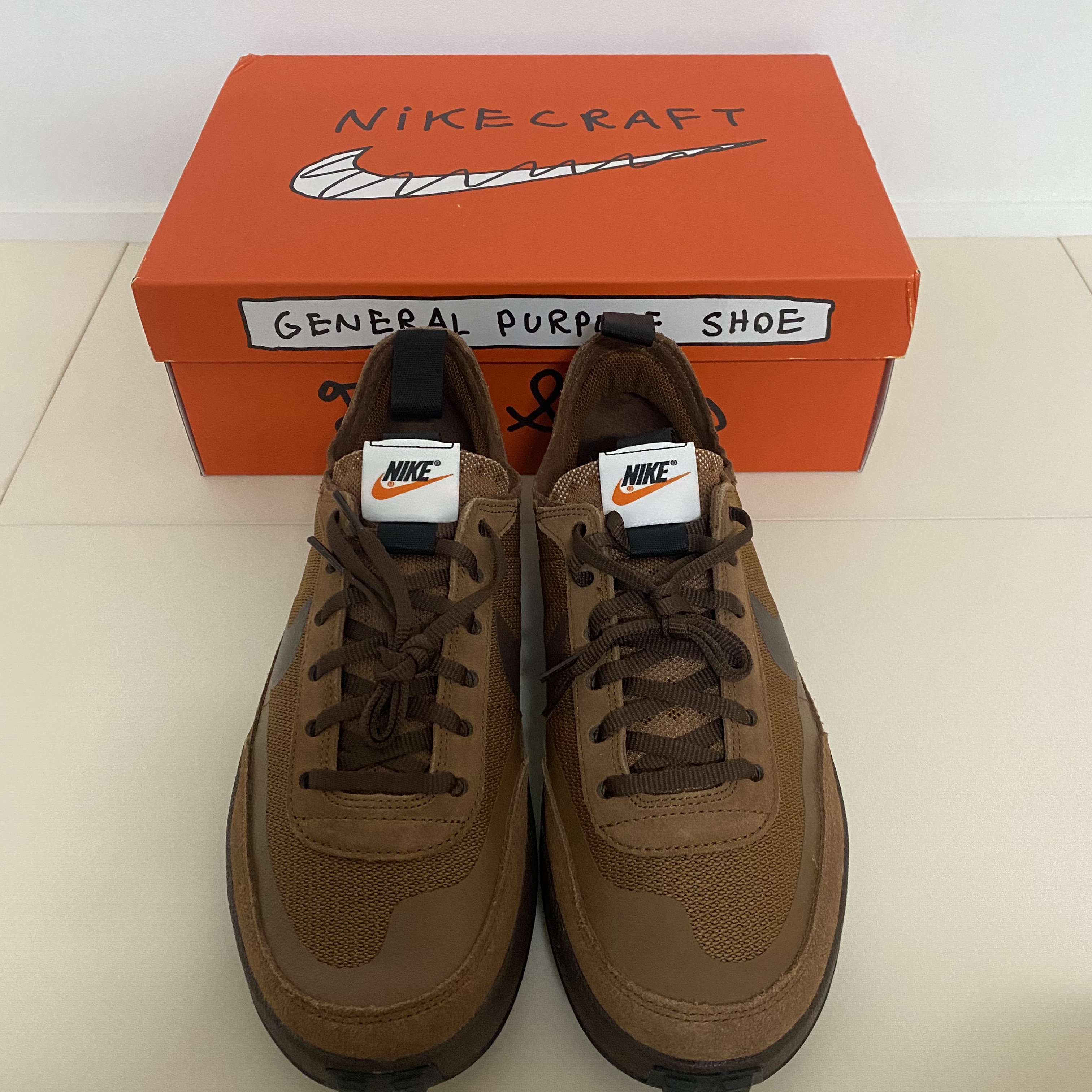 Nike x Tom Sachs General Purpose Shoe Brown 착용 스타일 - 2
