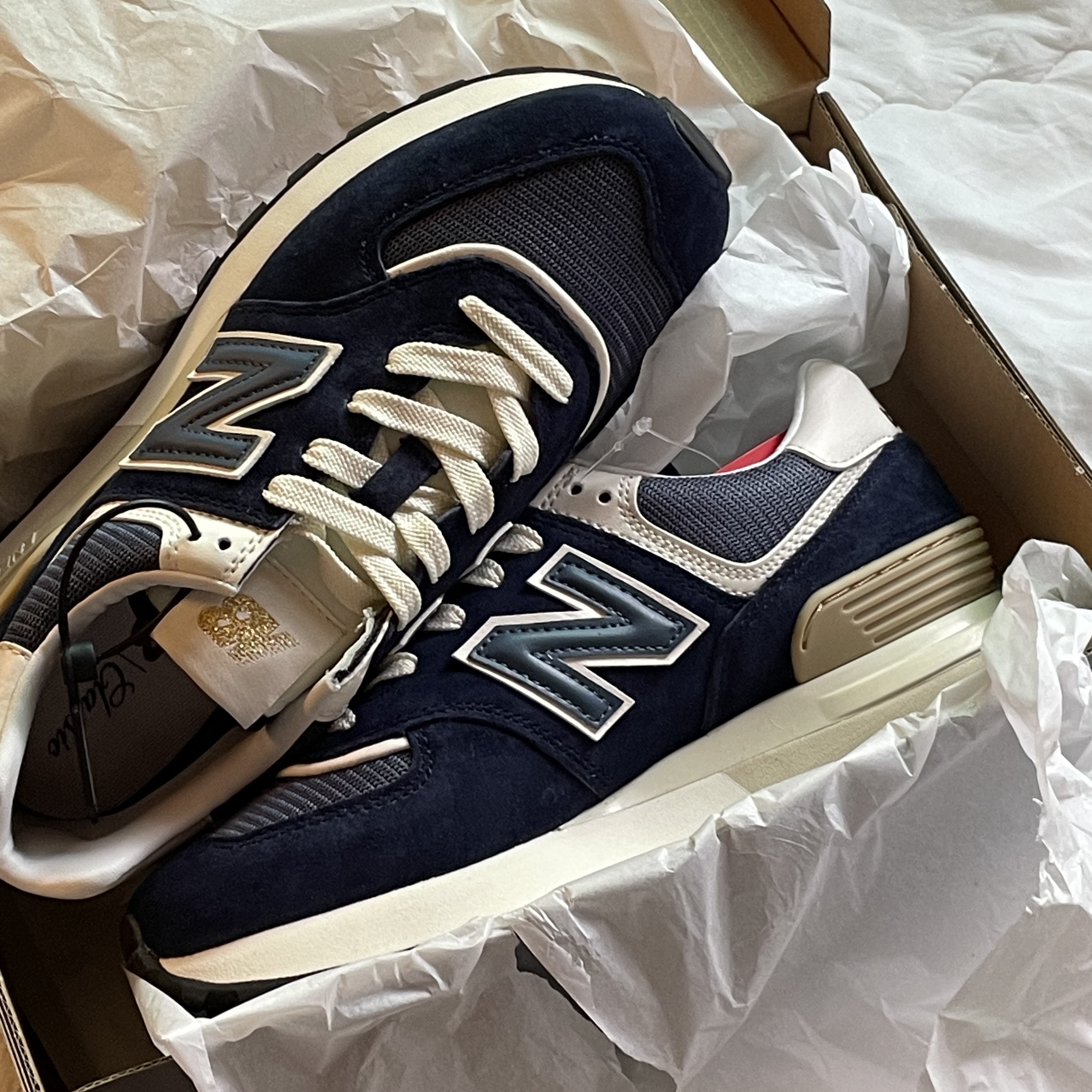 New Balance 574 Legacy Navy 착용 스타일