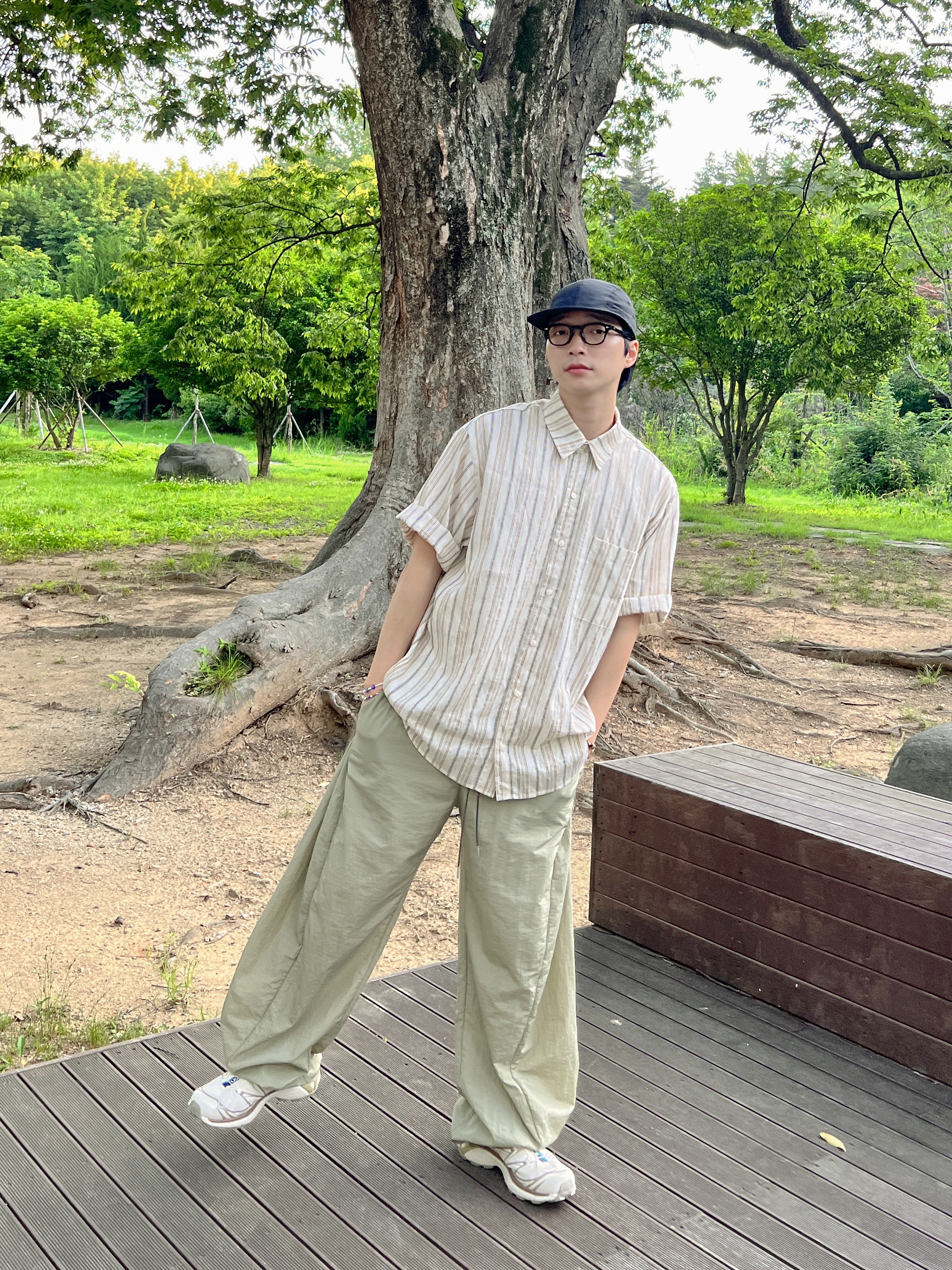 Salomon XT-6 Turtledove 착용 스타일