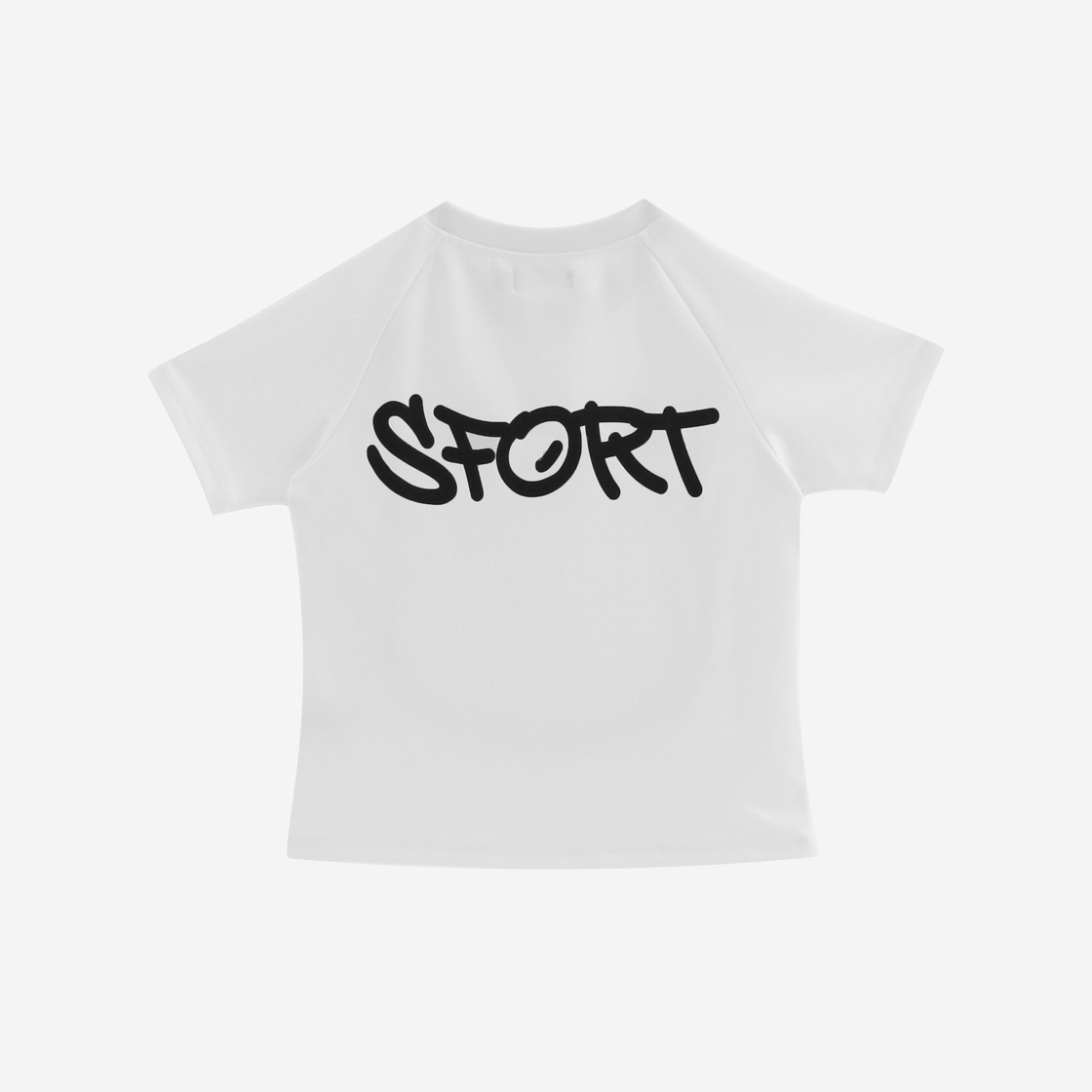 사파리스팟 우먼 1/2 스포츠 저지 탑 화이트(Safarispot Women 1/2 Sforts Jersey Top White) - 2