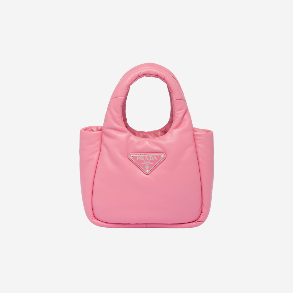 Geranium Pink Padded Nappa-leather Prada Re-edition 2005 Shoulder Bag