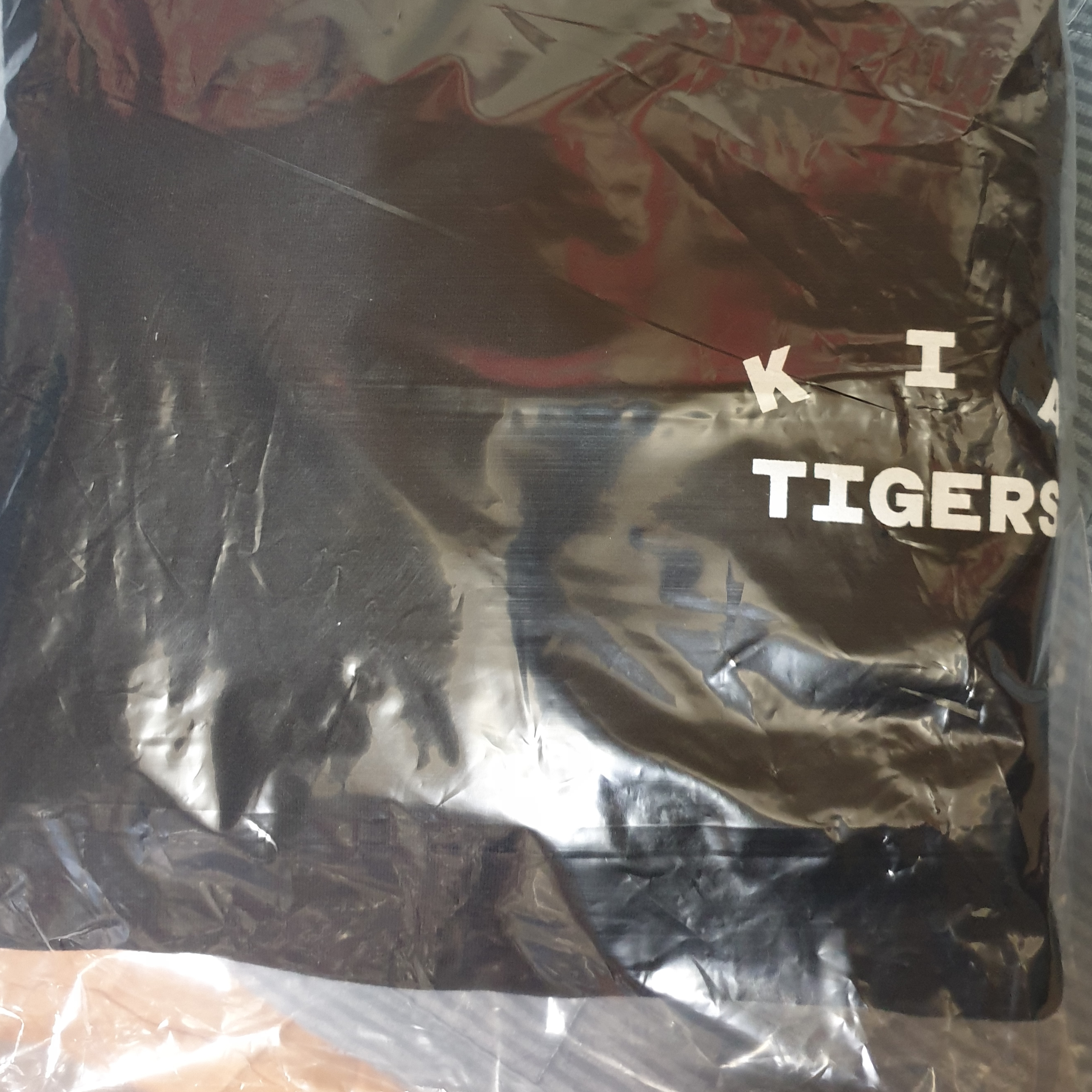 Kia Tigers x IAB Studio Brand Day Hoodie Black 착용 스타일