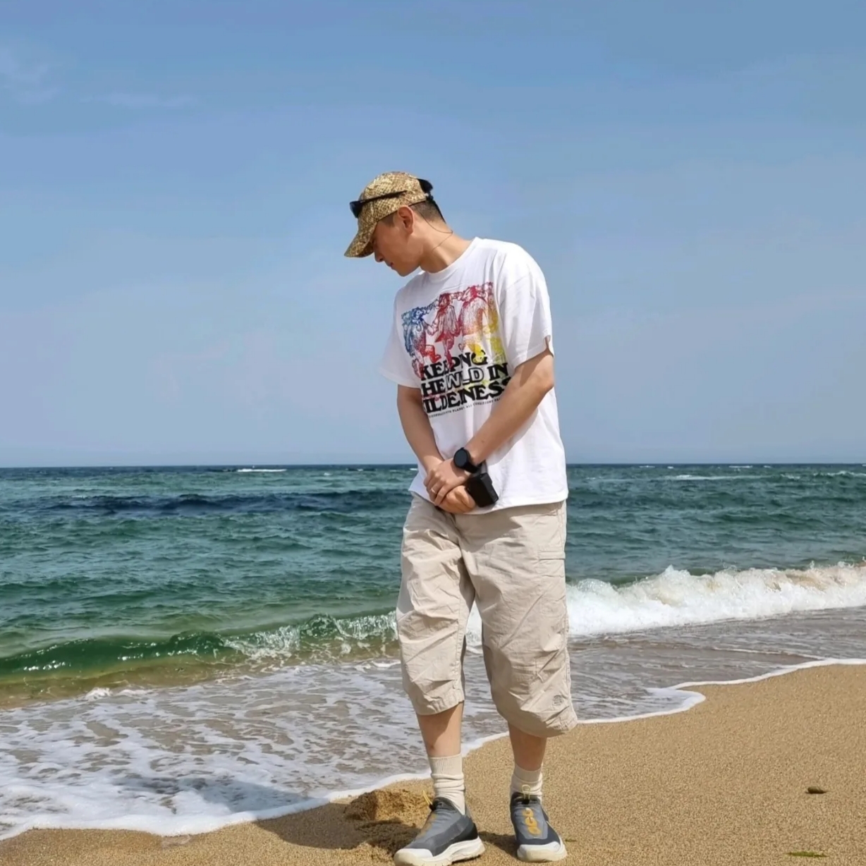 Supreme x Nike ACG Denim 6-Panel Gold Snakeskin - 22FW, Nike ACG Zoom Air AO Smoke Grey 착용 스타일 - 2