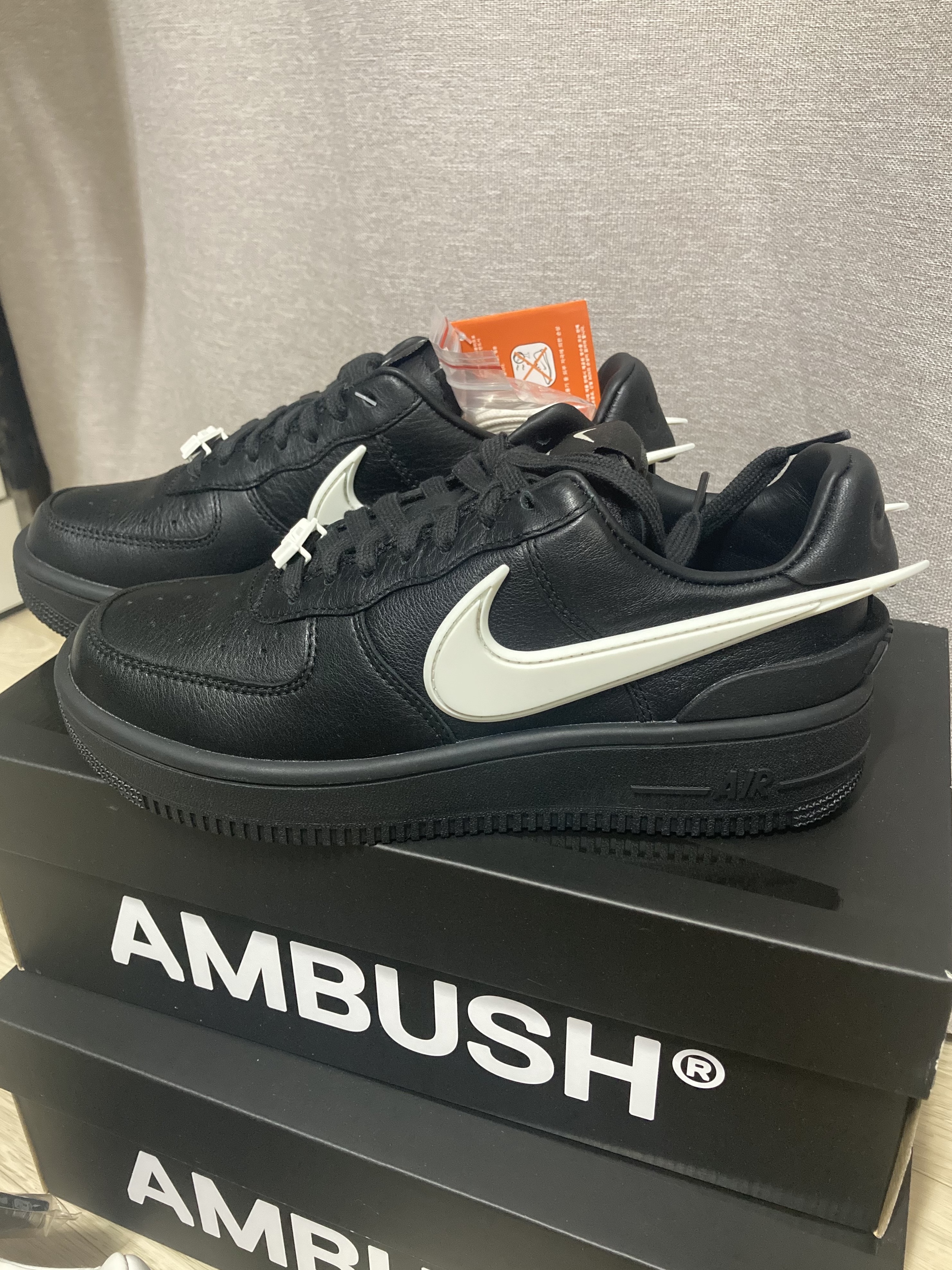Nike x Ambush Air Force 1 Low SP Black 착용 스타일