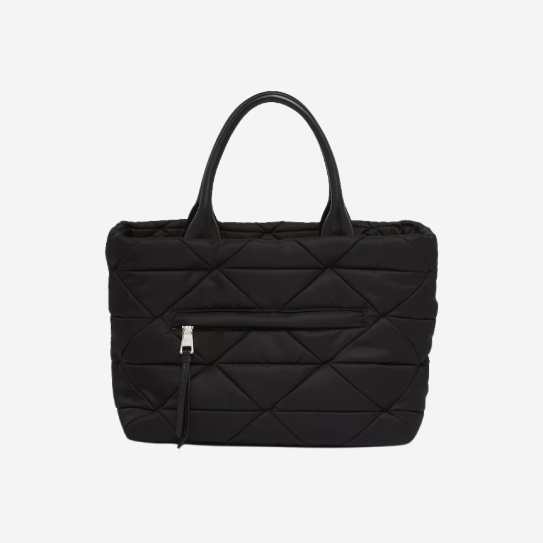 Prada Small Re-Nylon Padded Tote Bag Black 상세 이미지 2