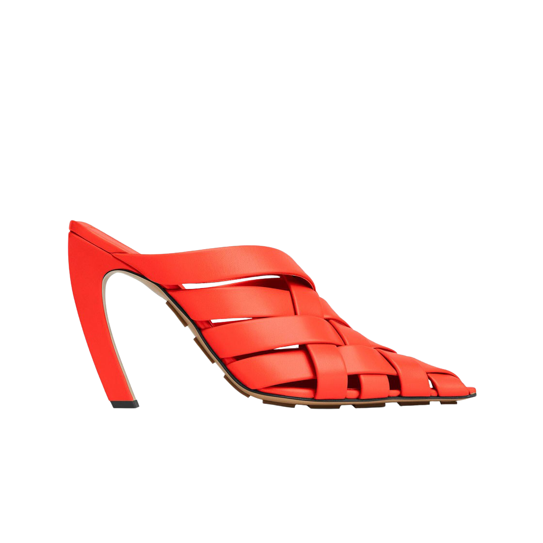 (W) 보테가 베네타 알피 뮬 오렌지((W) Bottega Veneta Alfie Mule Orange) - 1