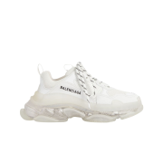 (W) Balenciaga Triple S Sneakers Clear Sole White