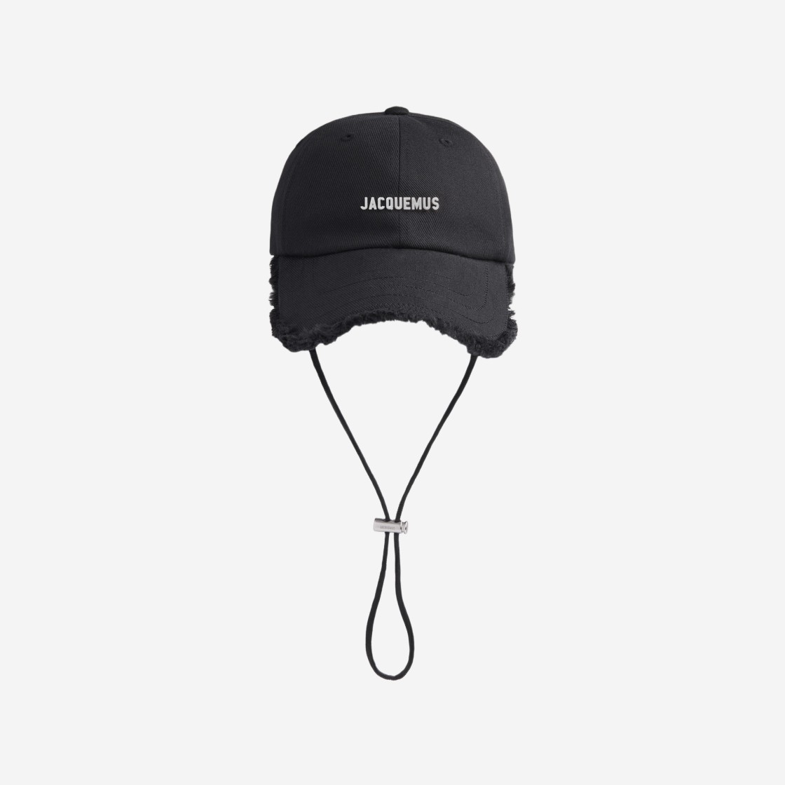 Jacquemus La Casquette Artichaut Fringe Baseball Cap Black 상세 이미지 1