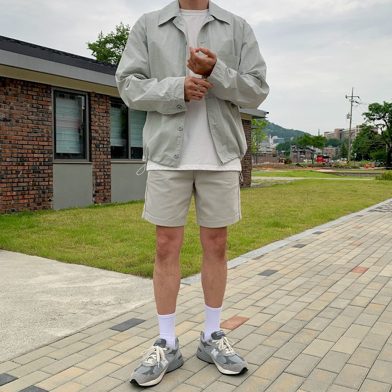 (W) 뉴발란스 993 메이드 인 USA 그레이 - B 스탠다드 착용 스타일