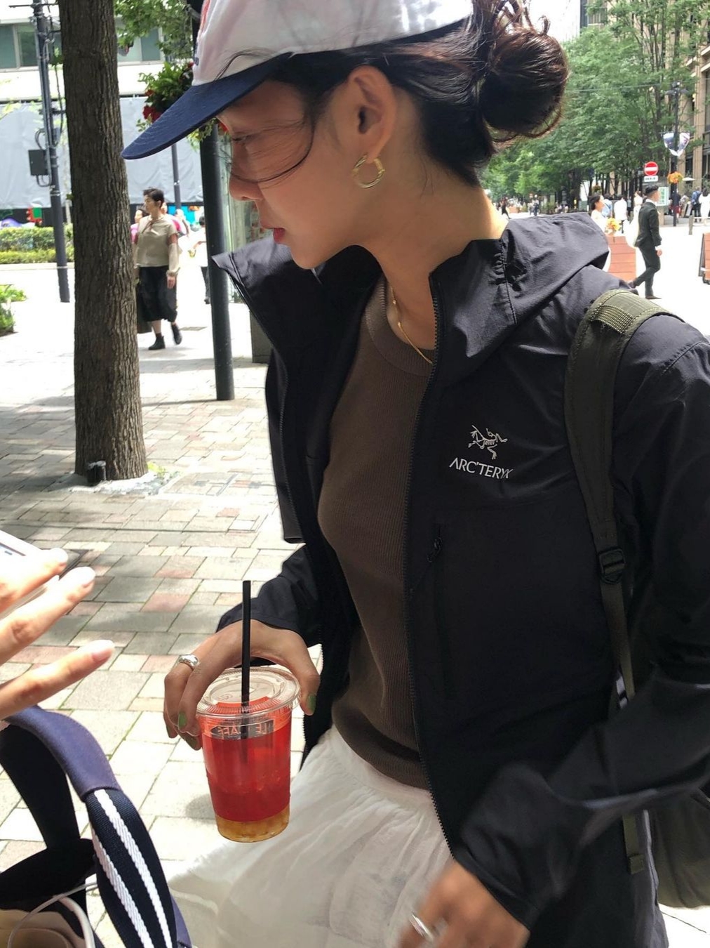 Arc'teryx Squamish Hoody Black 착용 스타일