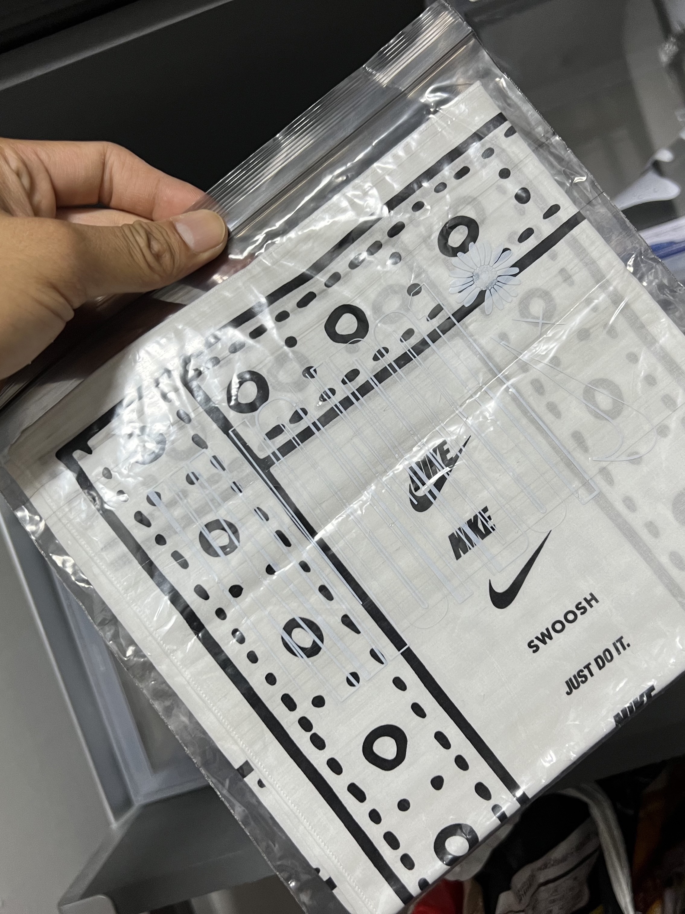 Nike x Peaceminusone Kwondo1 White 착용 스타일 - 4
