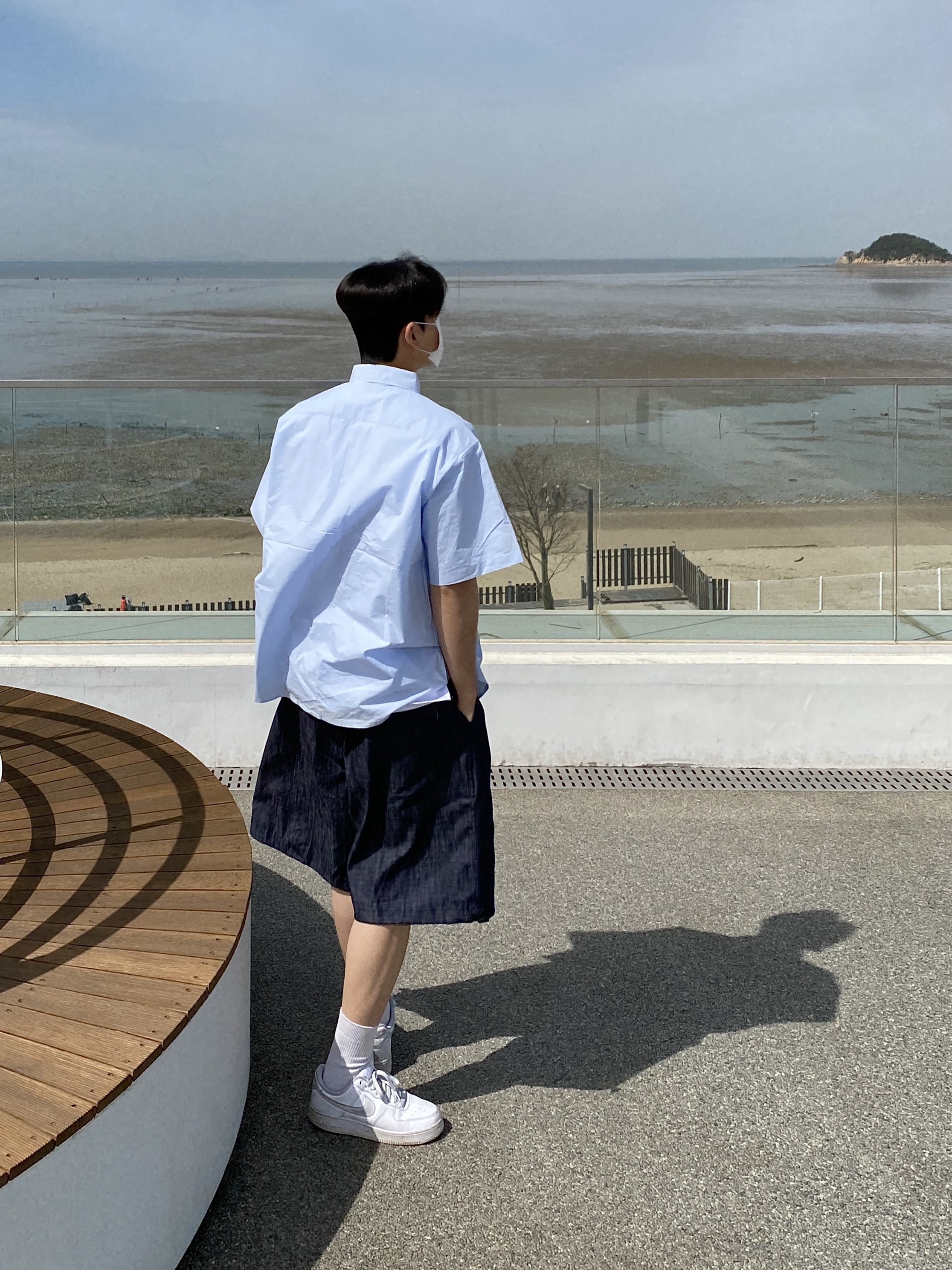 Nike Air Force 1 '07 Low White 착용 스타일 - 4