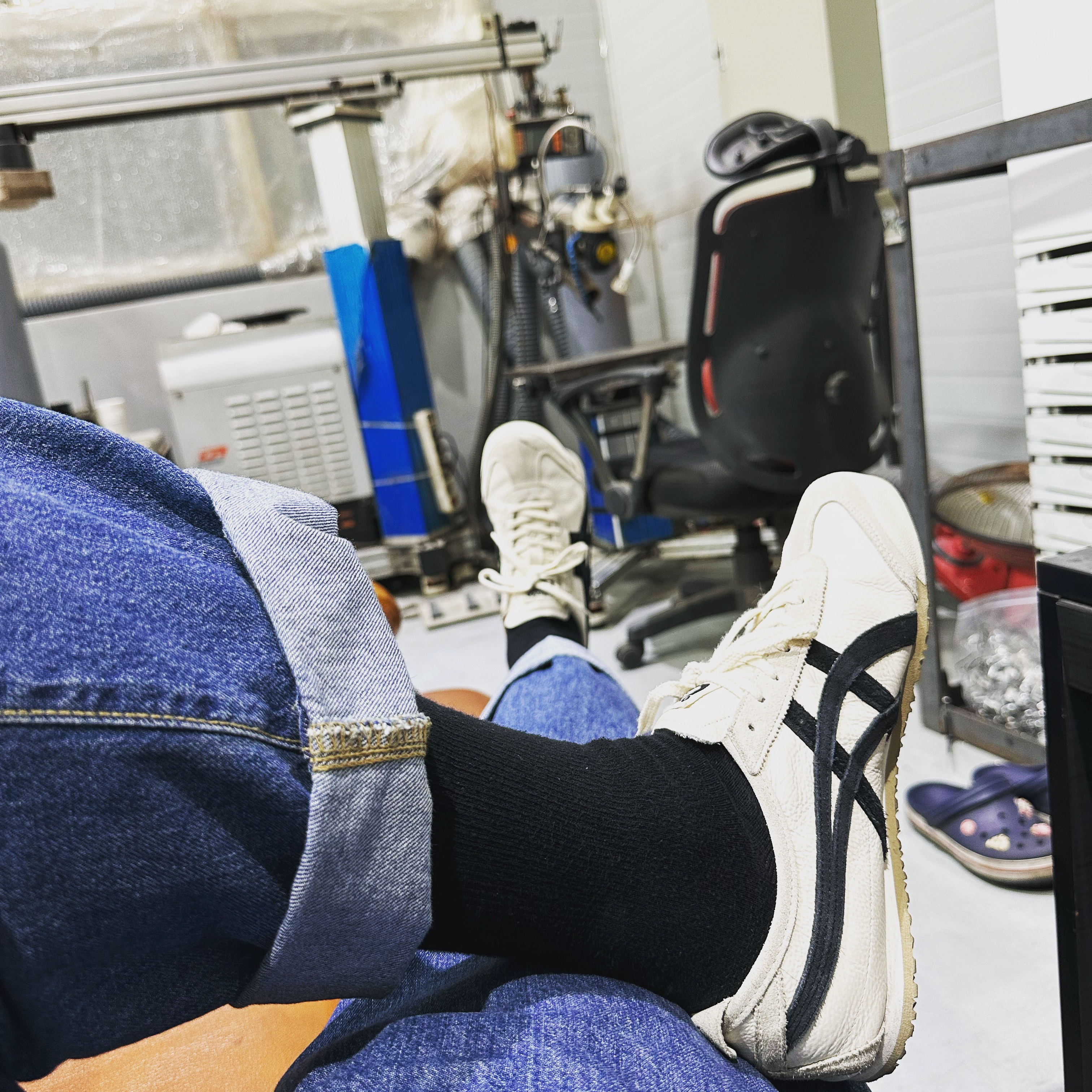 Onitsuka Tiger Mexico 66 Vintage White Black 착용 스타일