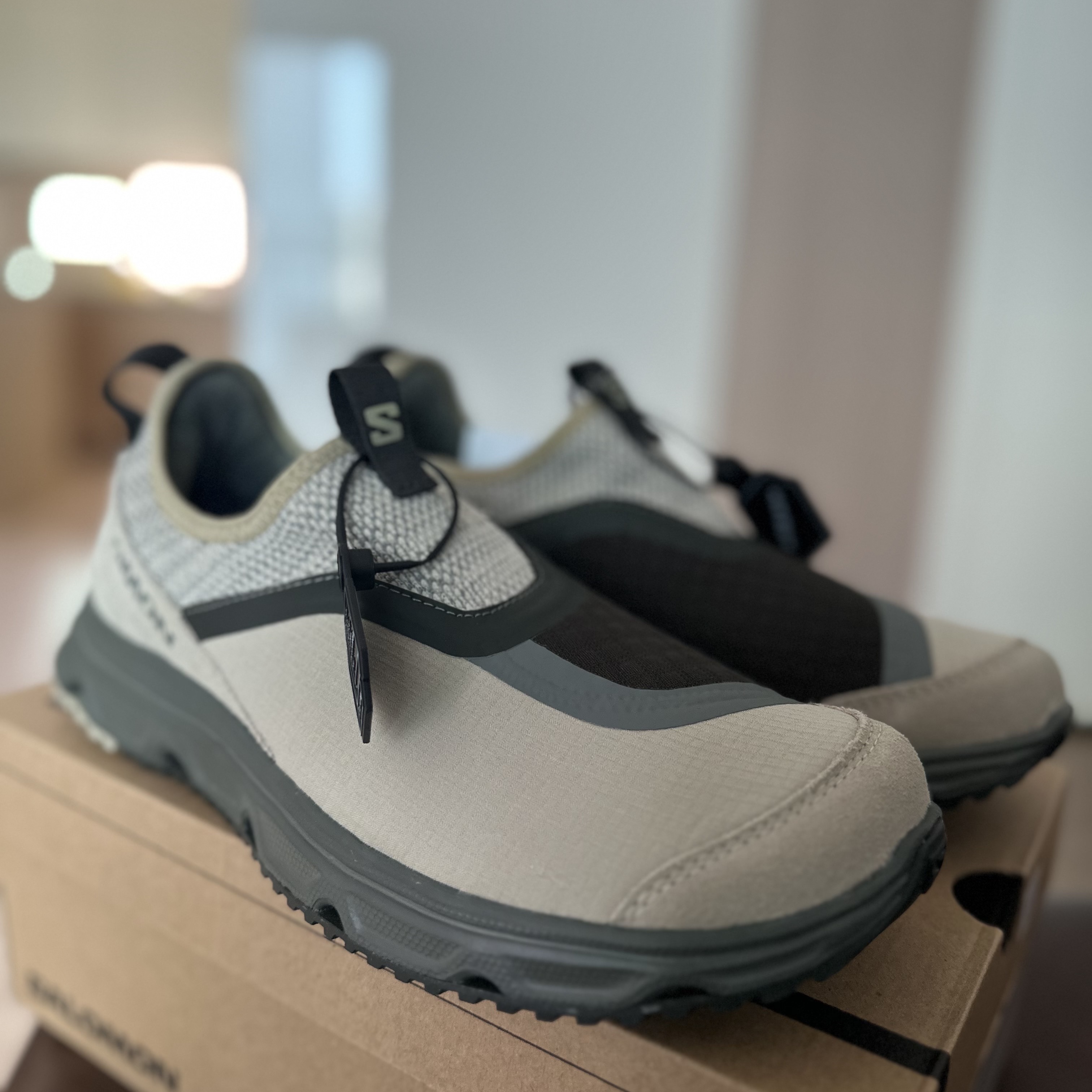 Salomon RX Snug Moss Gray 착용 스타일 - 3