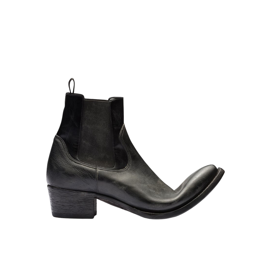 프라다 레더 부티 블랙(Prada Leather Booties Black) - 1
