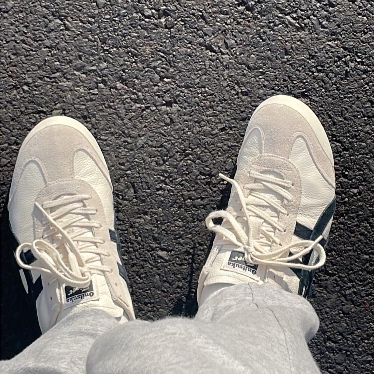 Onitsuka Tiger Mexico 66 Vintage White Black 착용 스타일